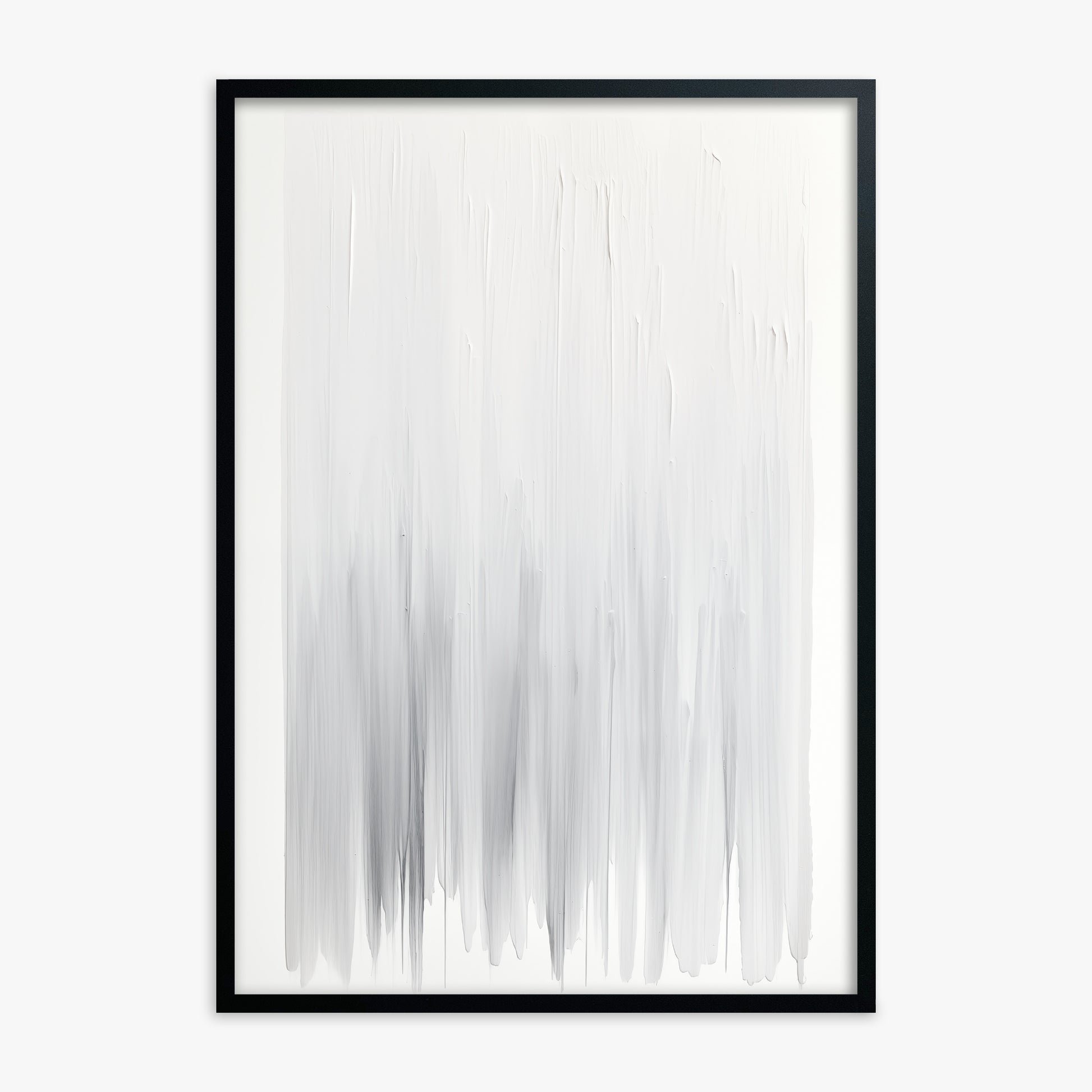 Cascade Veil, Black Framed Poster With Black Frame
