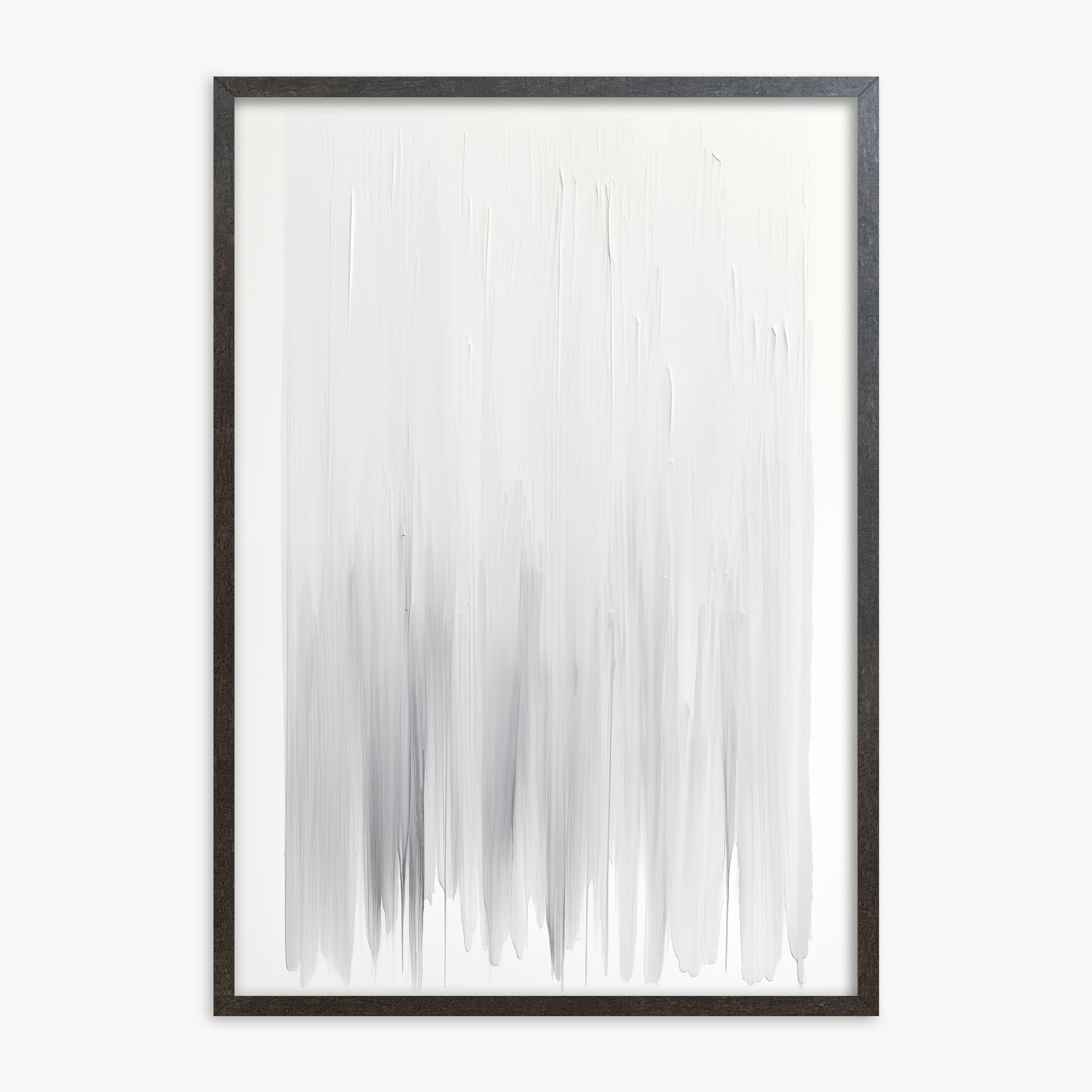 Cascade Veil, 70x100cm Framed Poster With Espresso Frame
