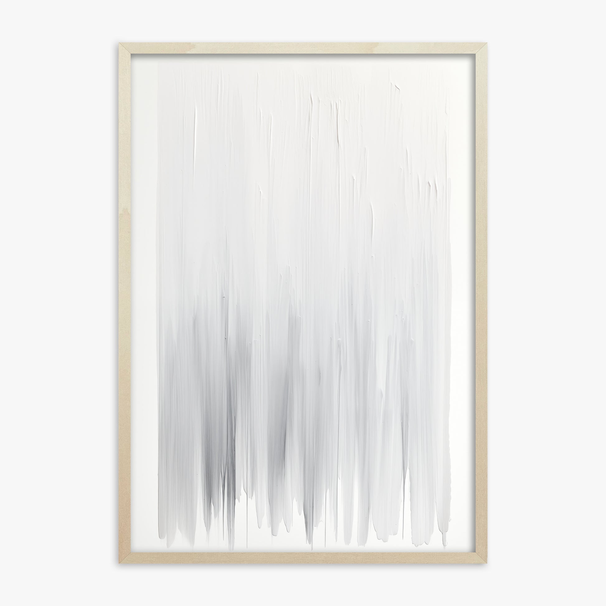 Cascade Veil, 70x100cm Framed Poster With Lime Wood Frame