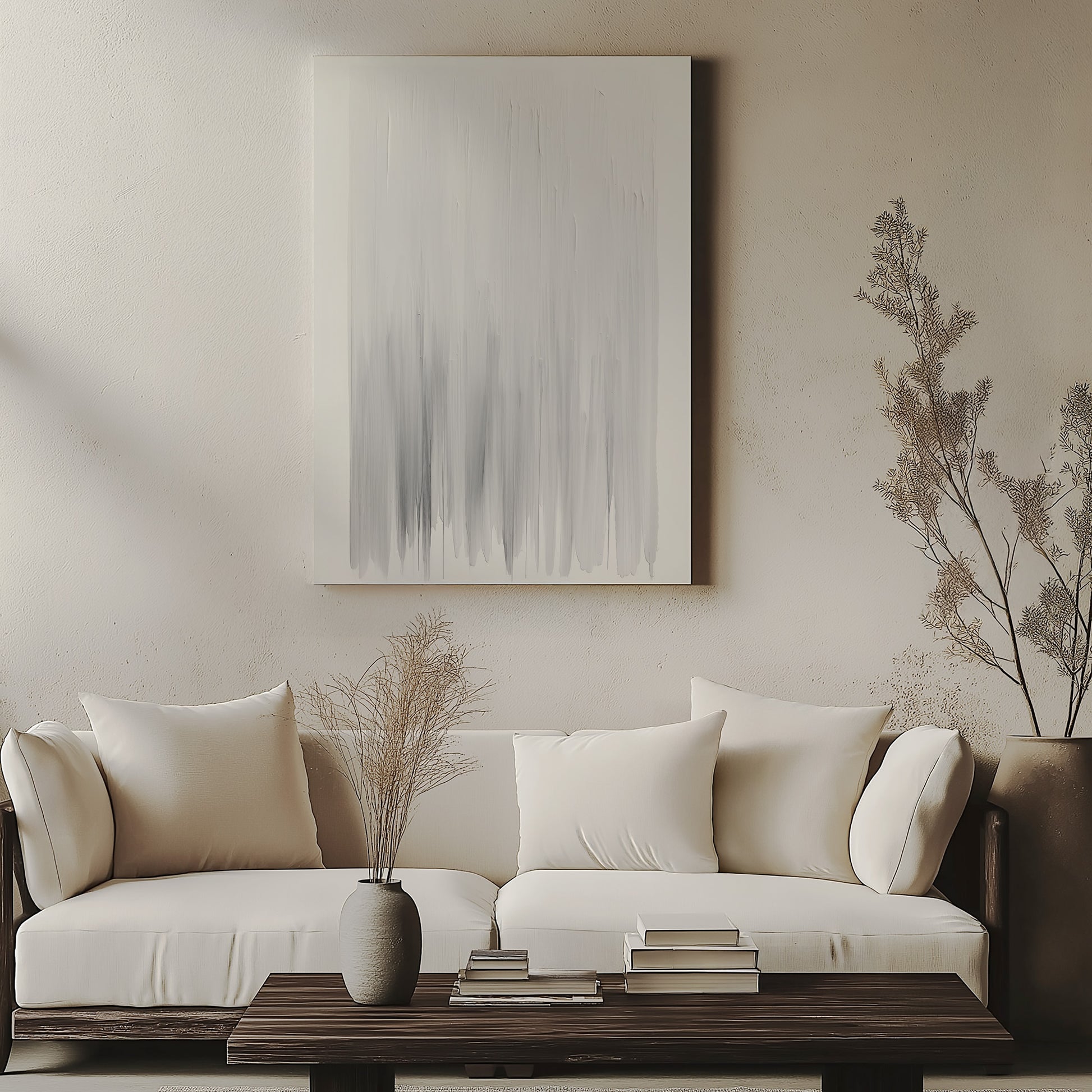 Design Concept No. 57 for Cascade Veil Modern Satin Canvas Poster Art