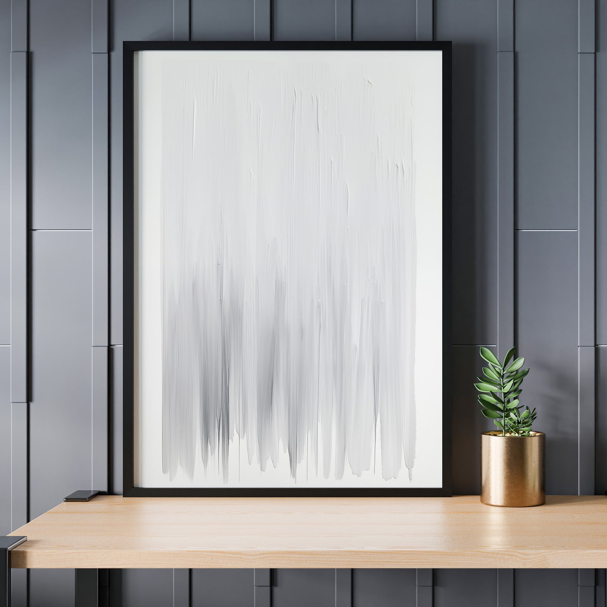 Design Concept No. 24 for Cascade Veil Modern Poster Art