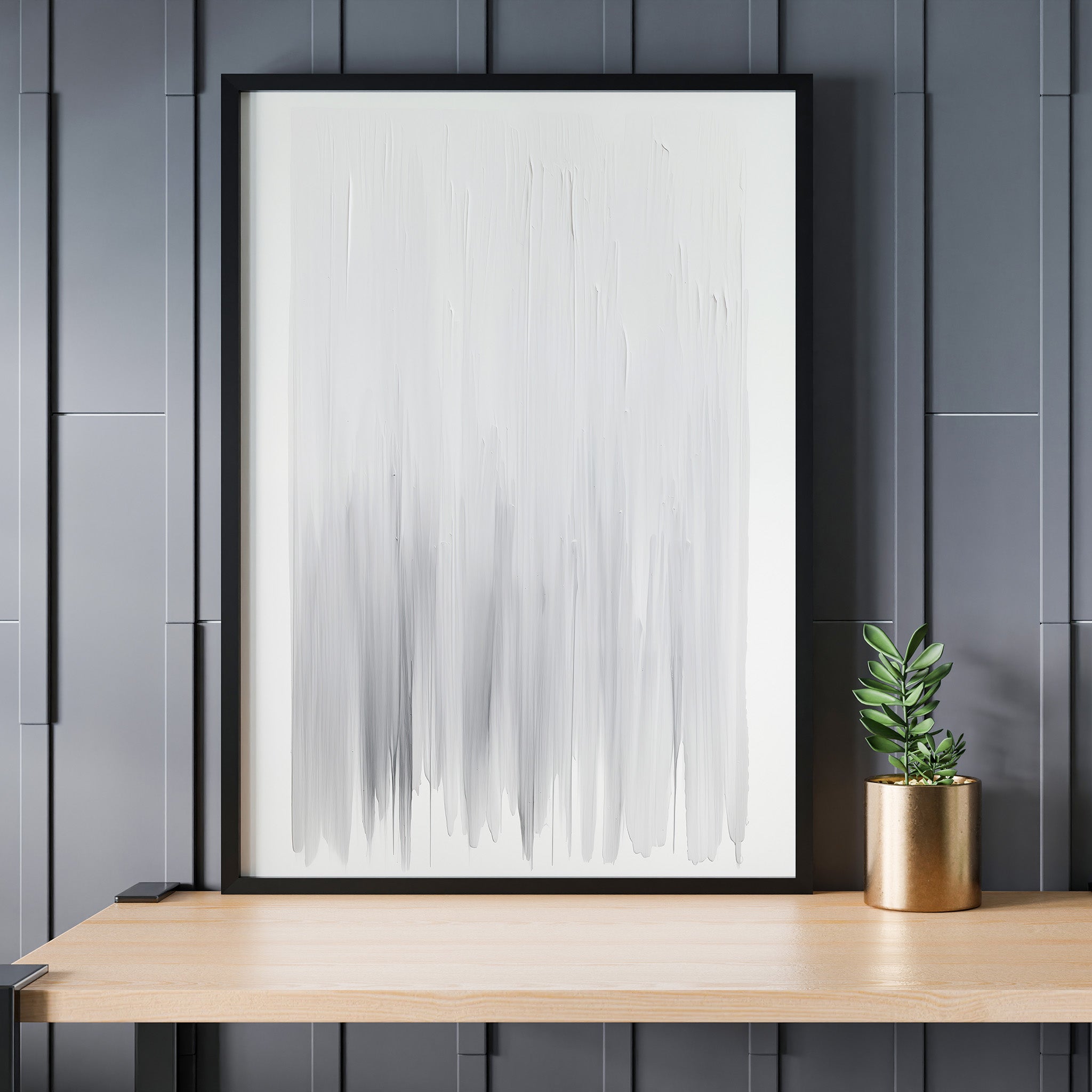 Design Concept No. 24 for Cascade Veil Modern Poster Art