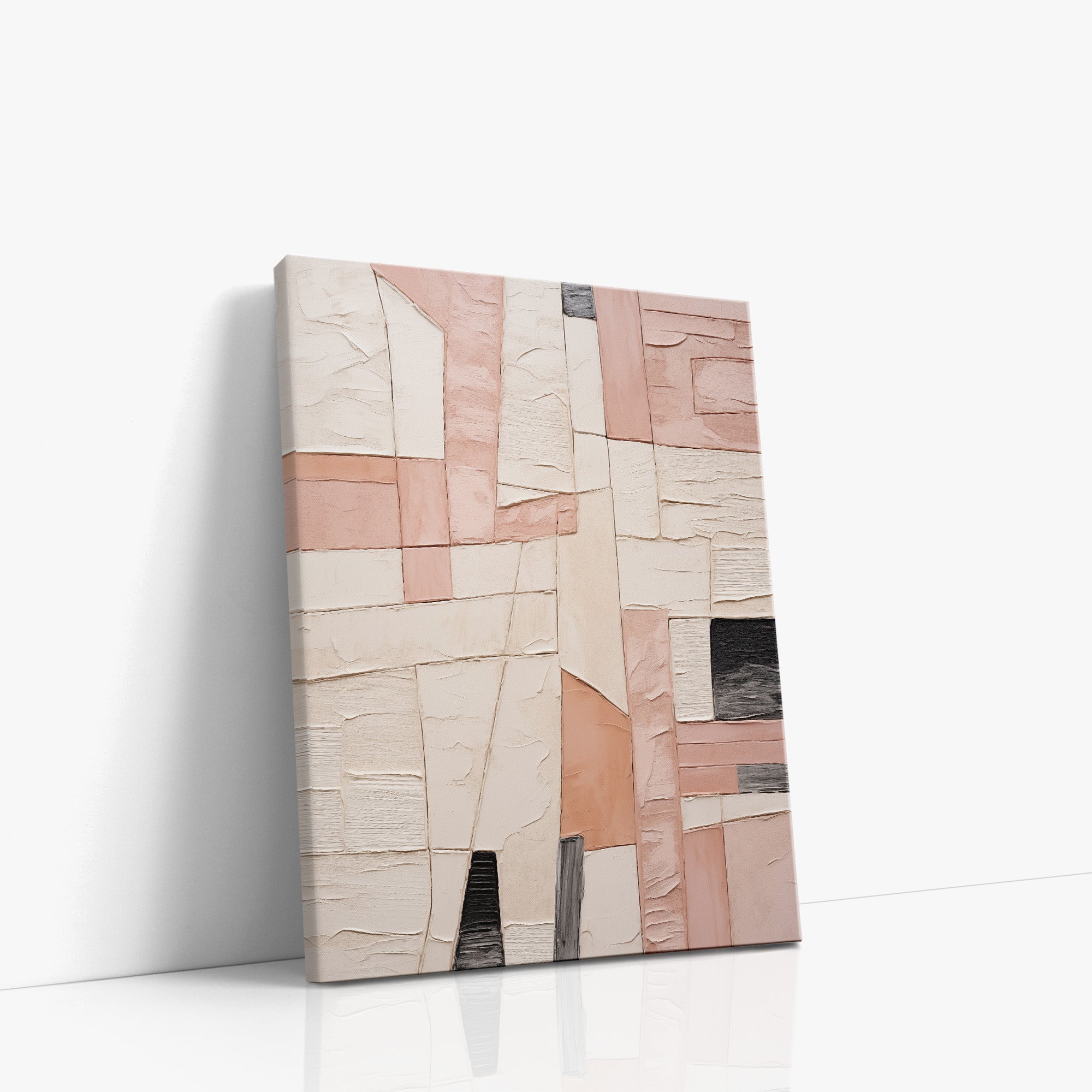 Texture mosaïque blush