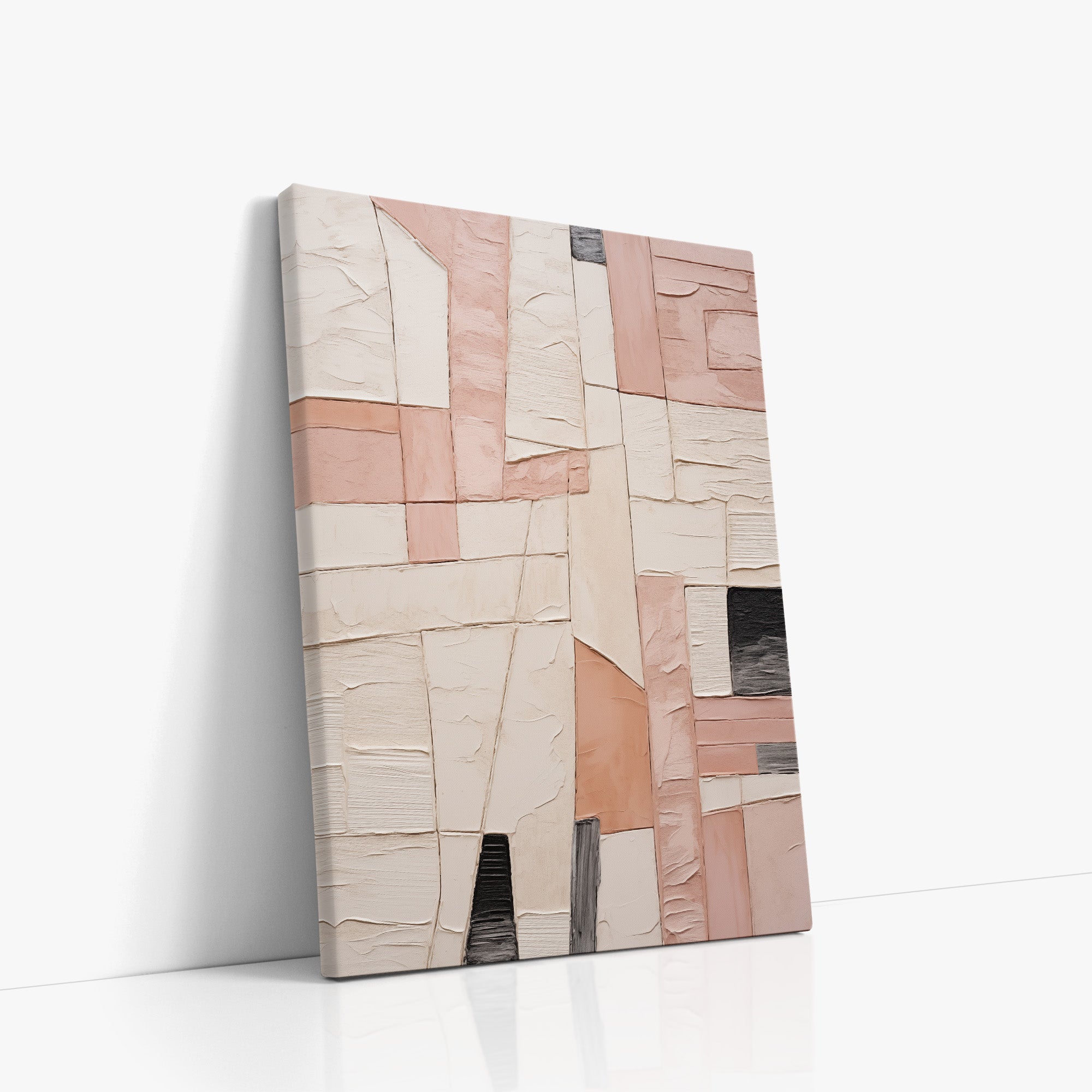 Texture mosaïque blush