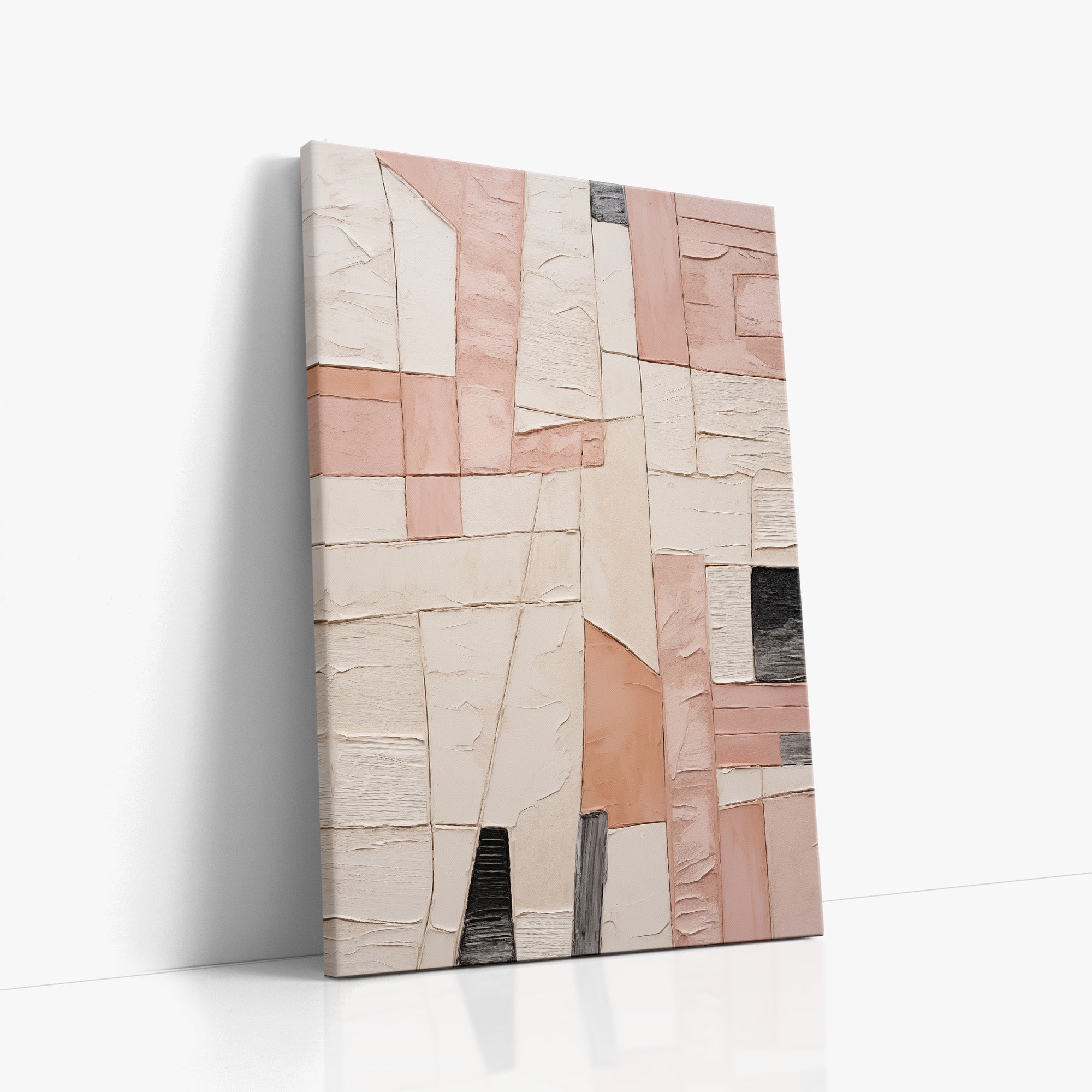 Texture mosaïque blush