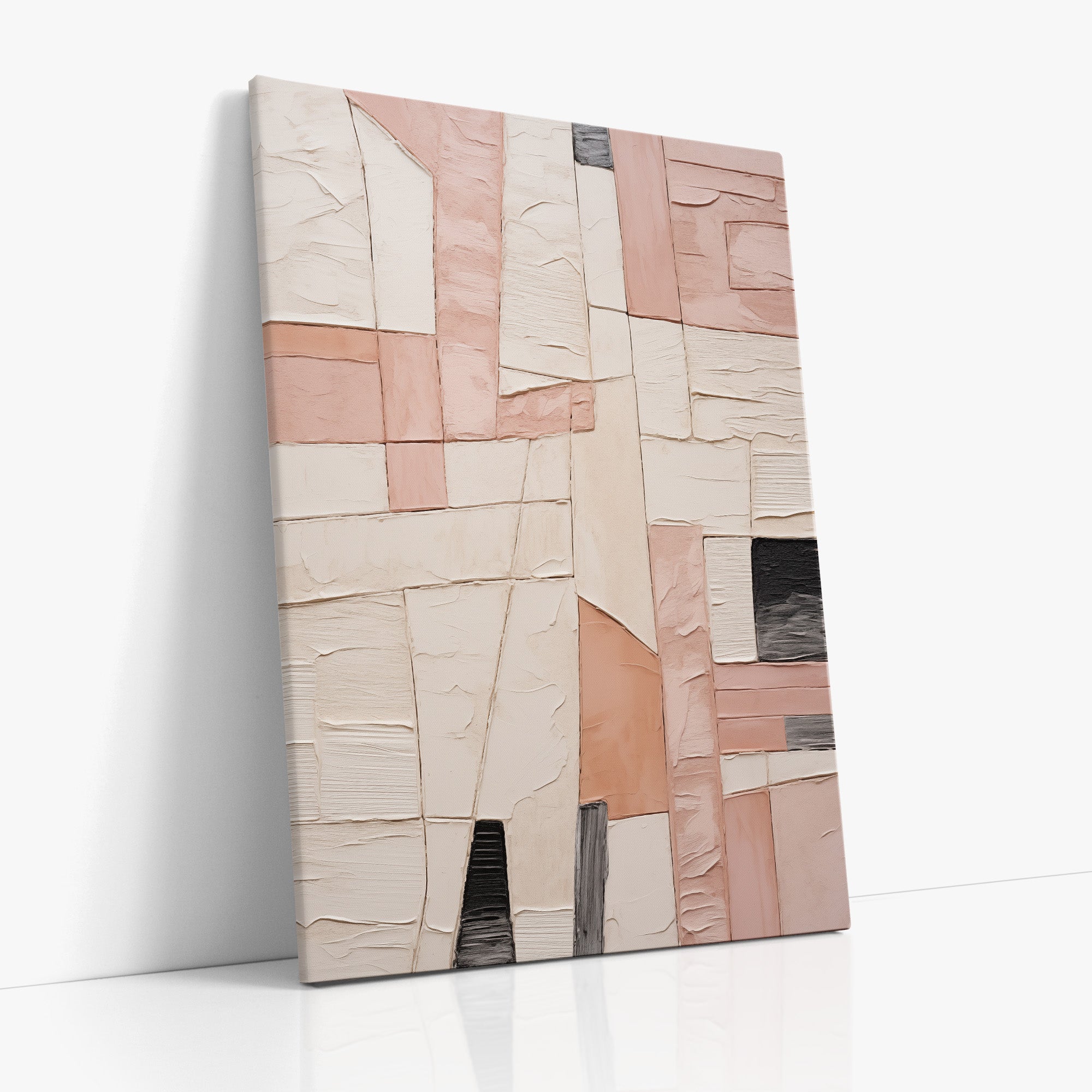 Texture mosaïque blush
