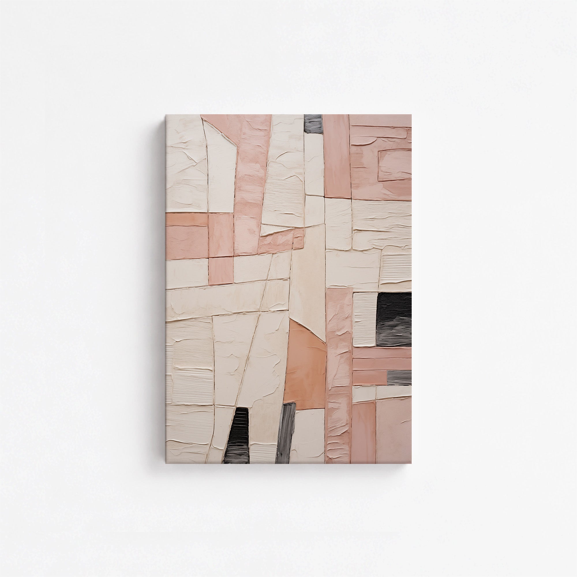 Texture mosaïque blush