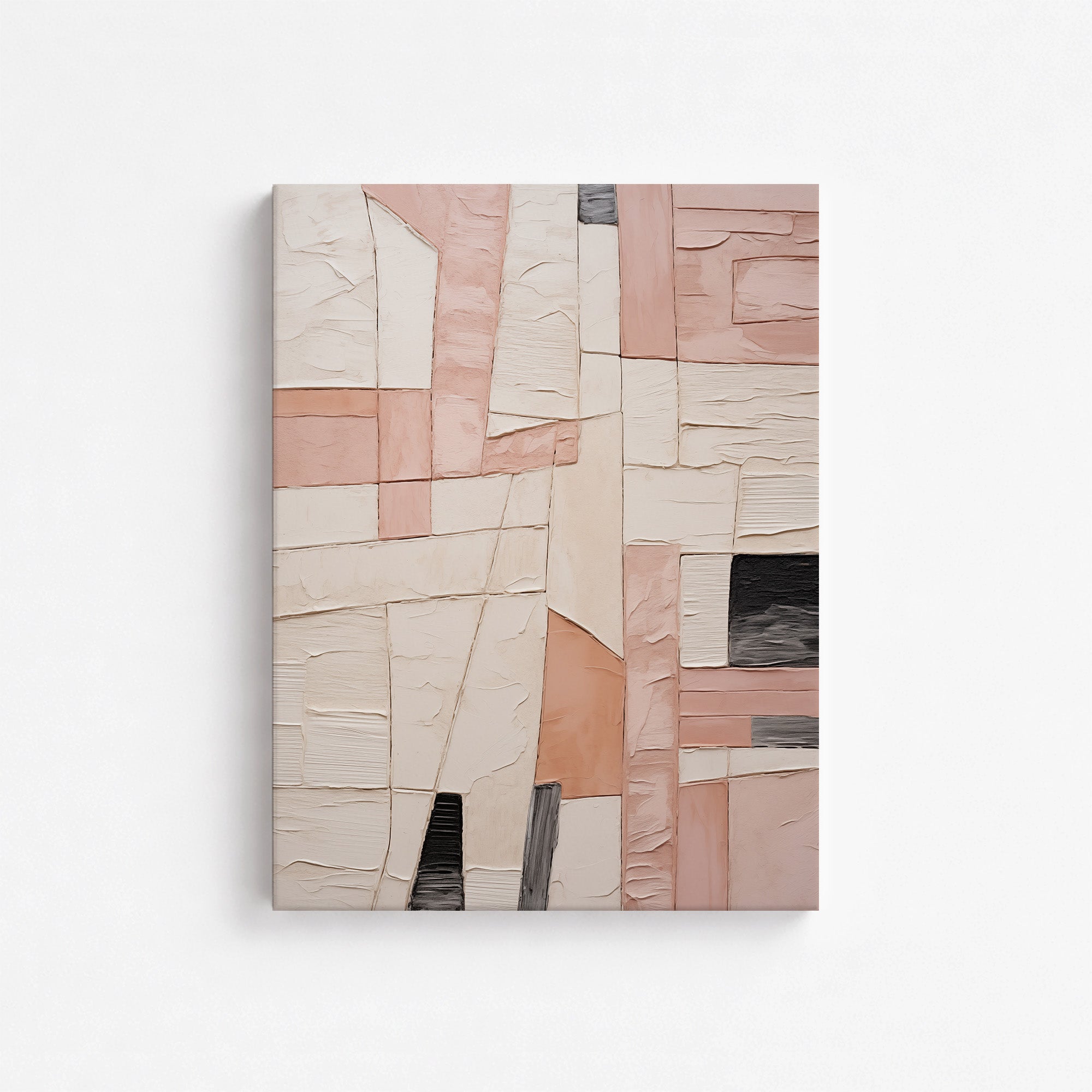 Texture mosaïque blush