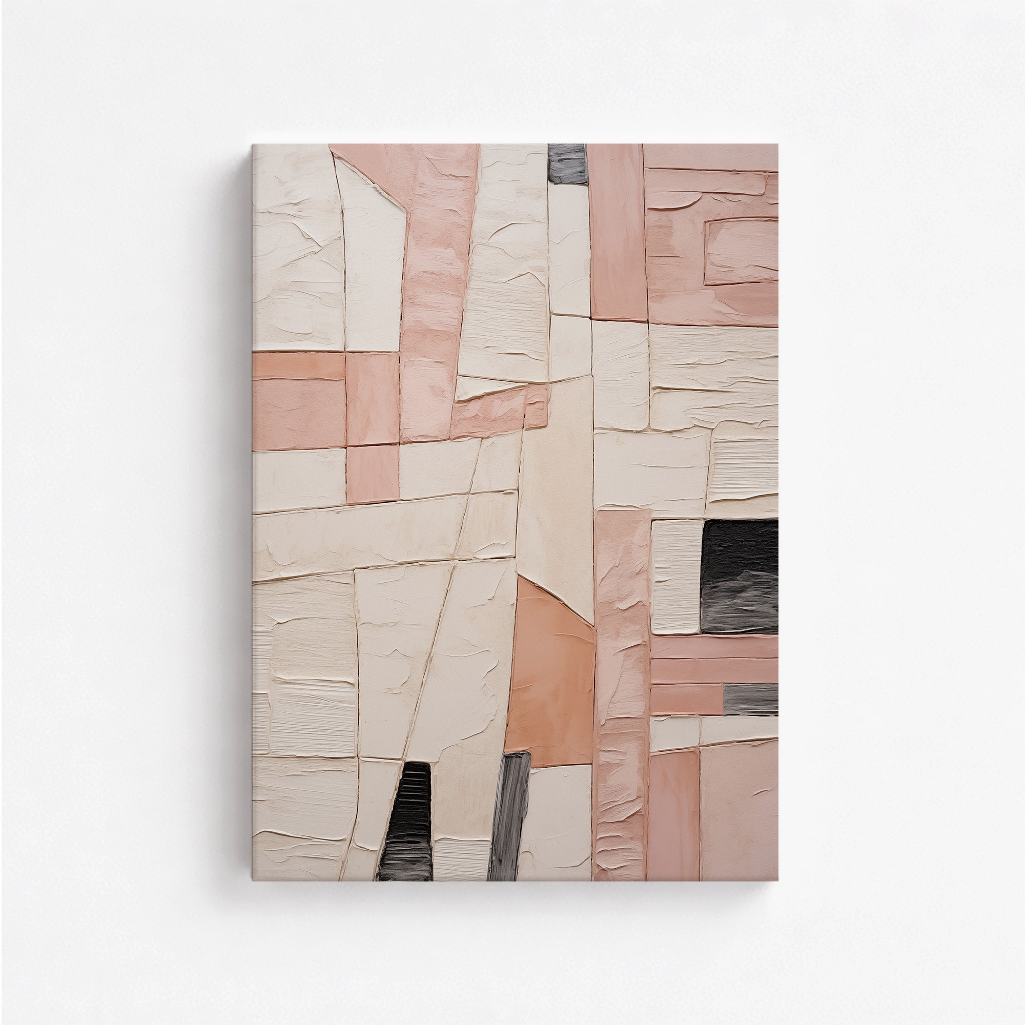 Texture mosaïque blush