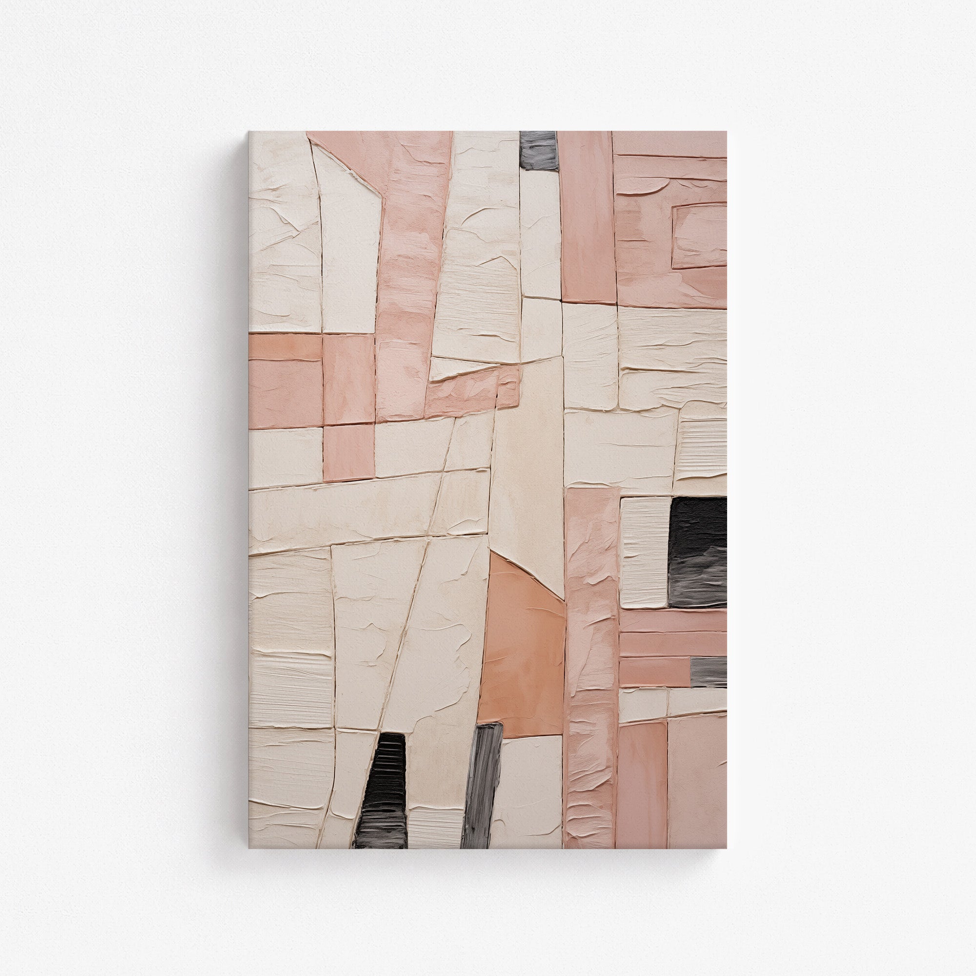 Texture mosaïque blush