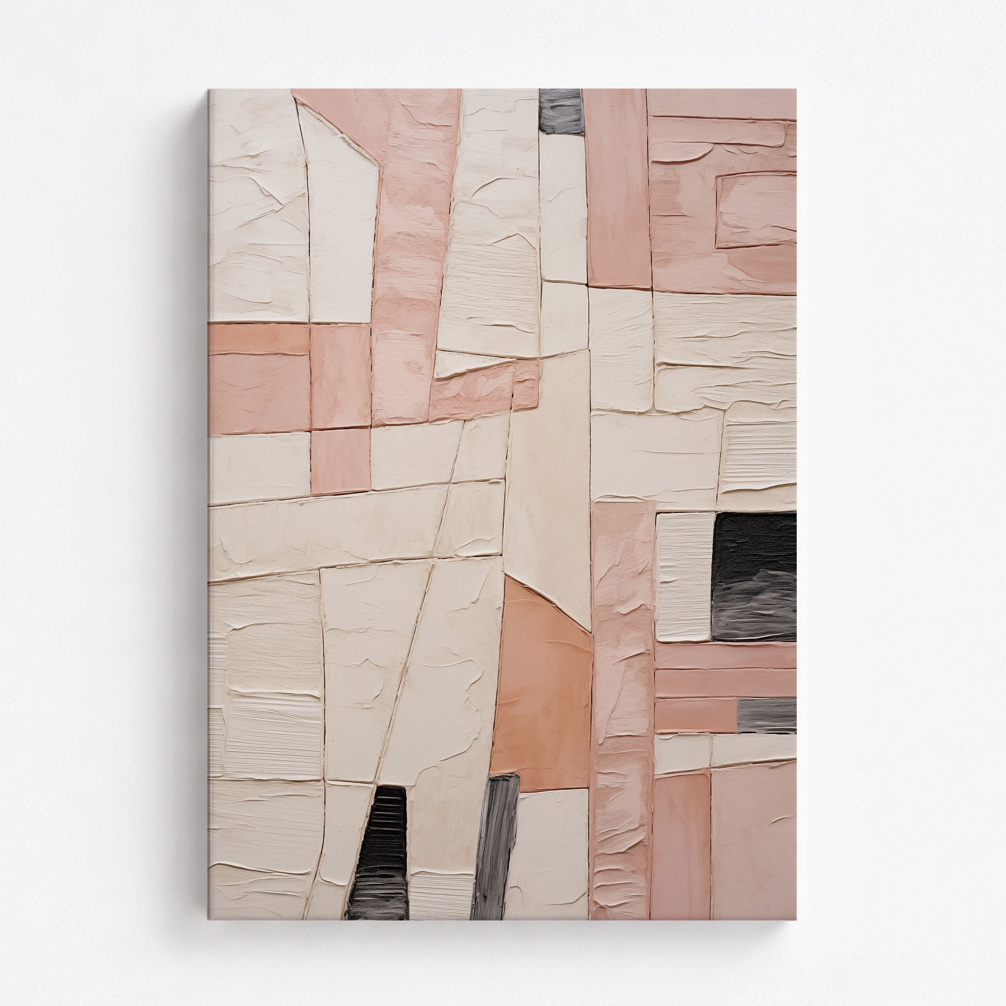 Texture mosaïque blush