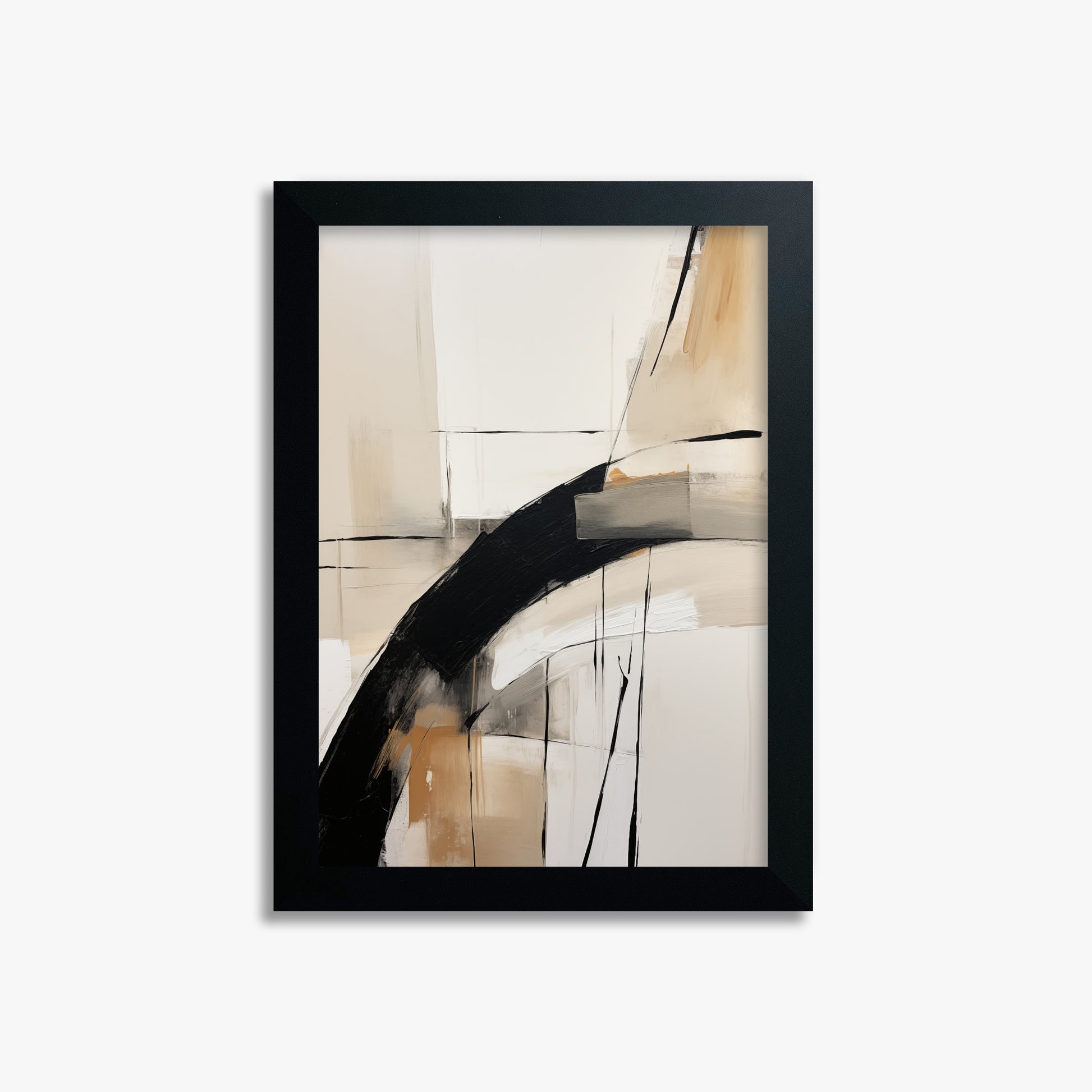 Gentle Momentum, 21x30cm Framed Poster With Black Frame