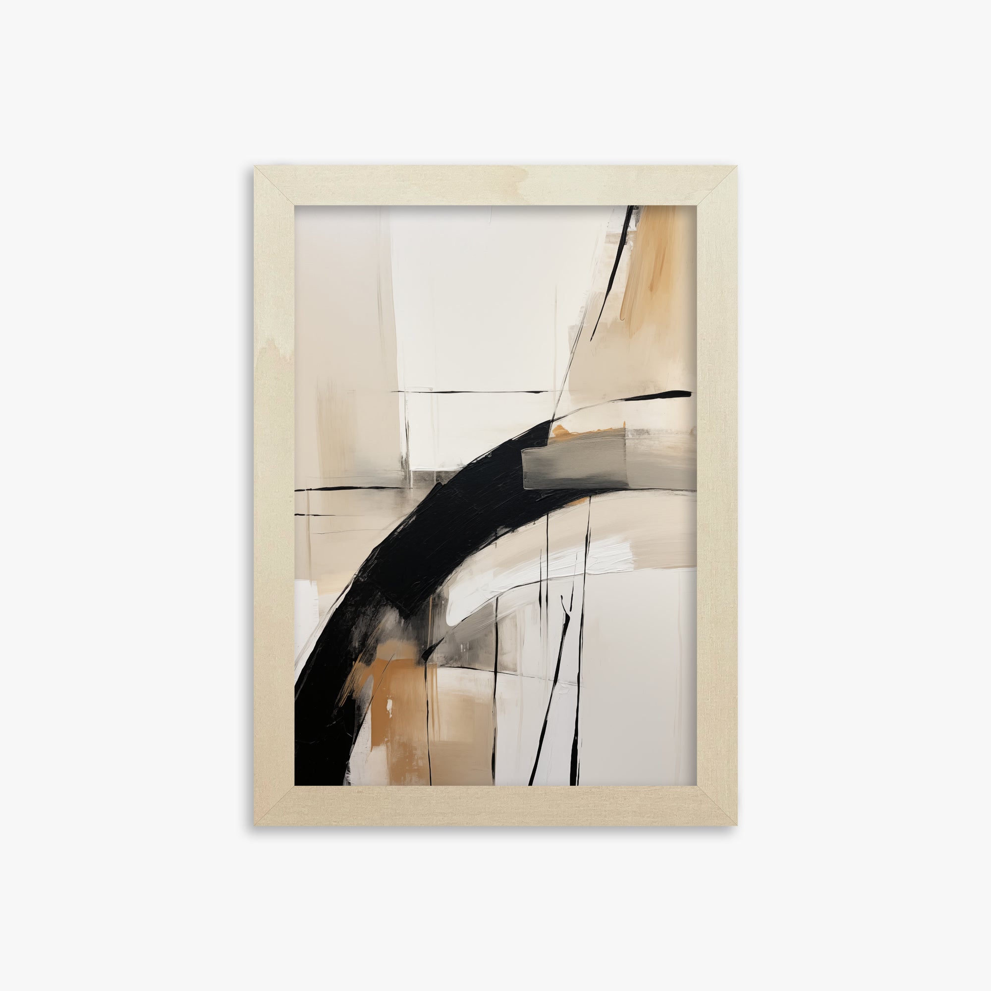 Gentle Momentum, 21x30cm Framed Poster With Lime Wood Frame