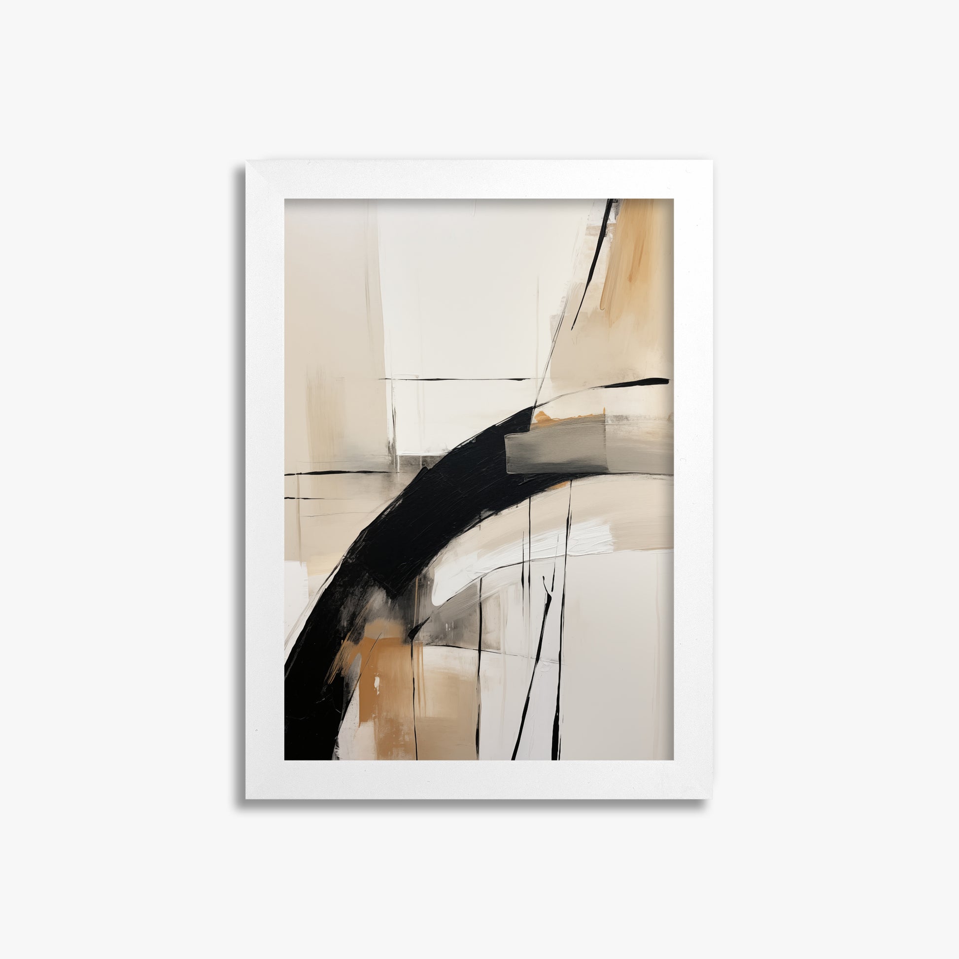 Gentle Momentum, 21x30cm Framed Poster With White Frame