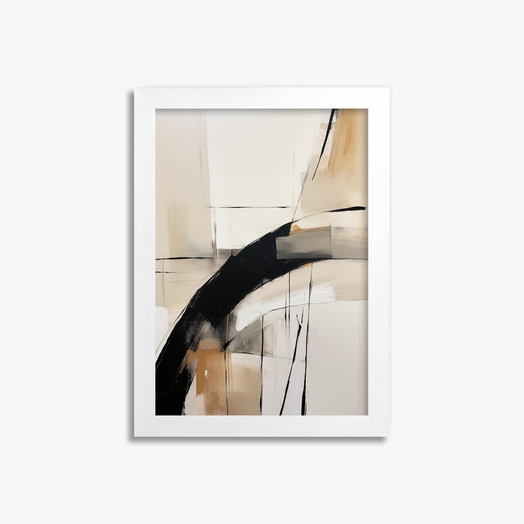 Gentle Momentum, 21x30cm Framed Poster With White Frame