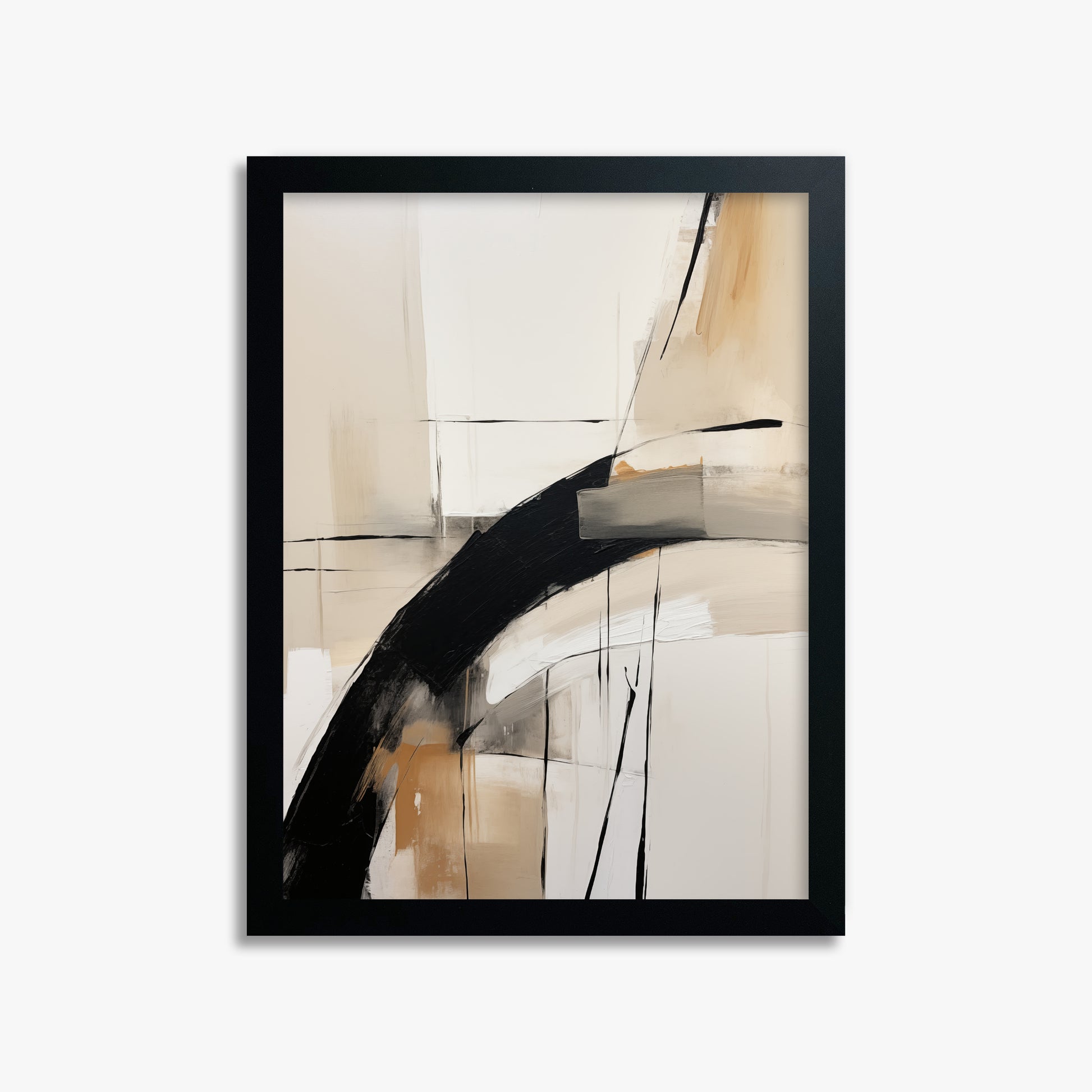 Gentle Momentum, 30x40cm Framed Poster With Black Frame