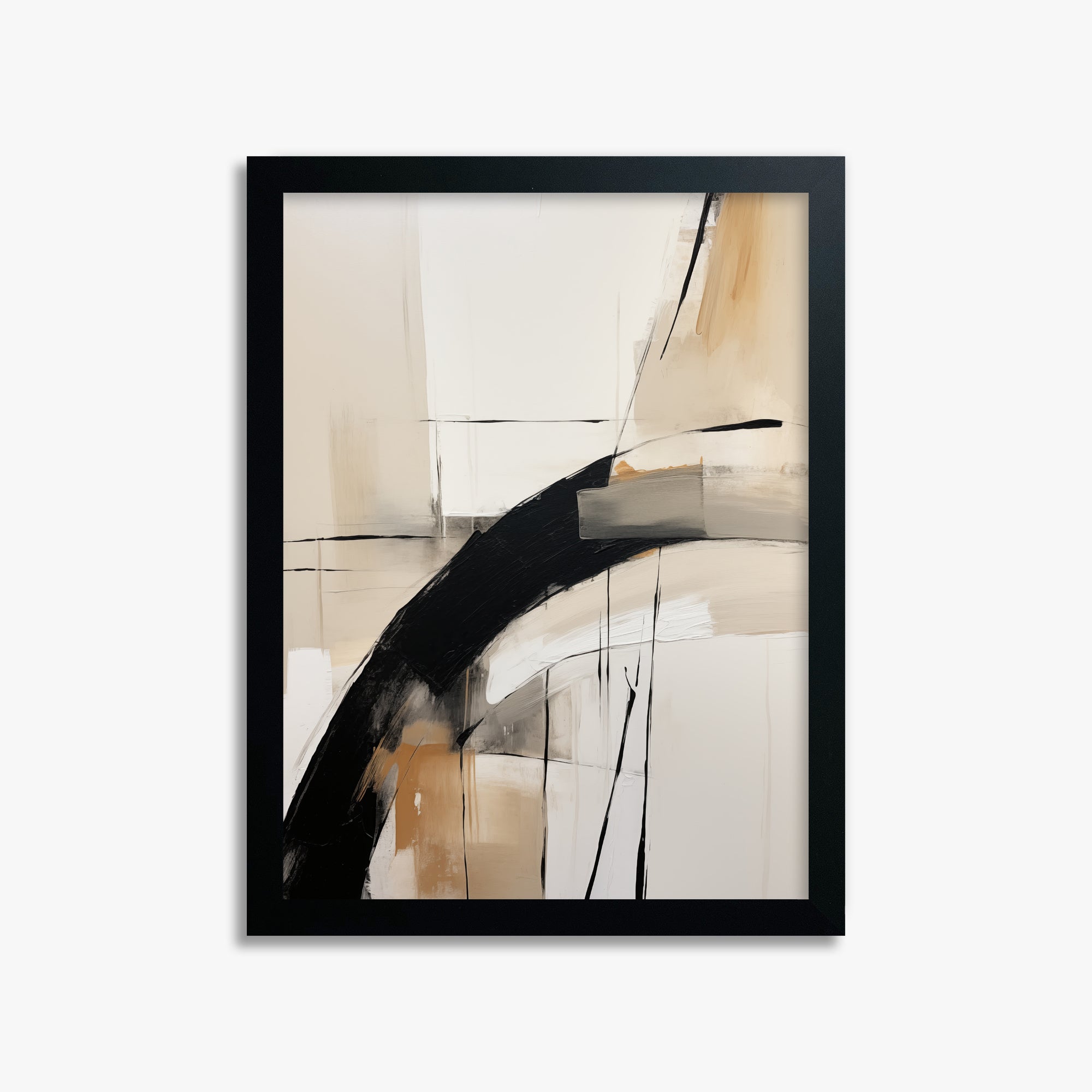 Gentle Momentum, 30x40cm Framed Poster With Black Frame