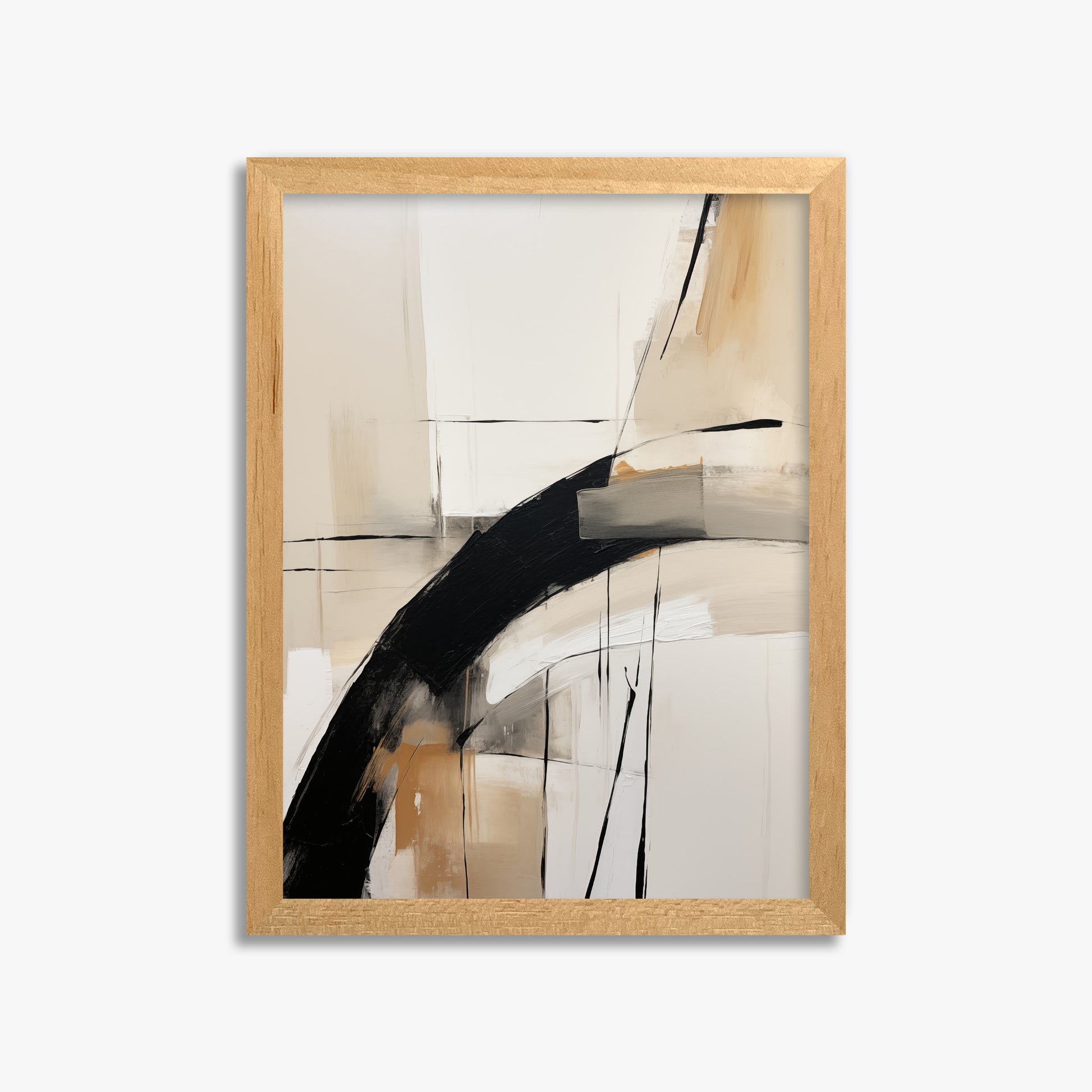 Gentle Momentum, 30x40cm Framed Poster With Oak Frame