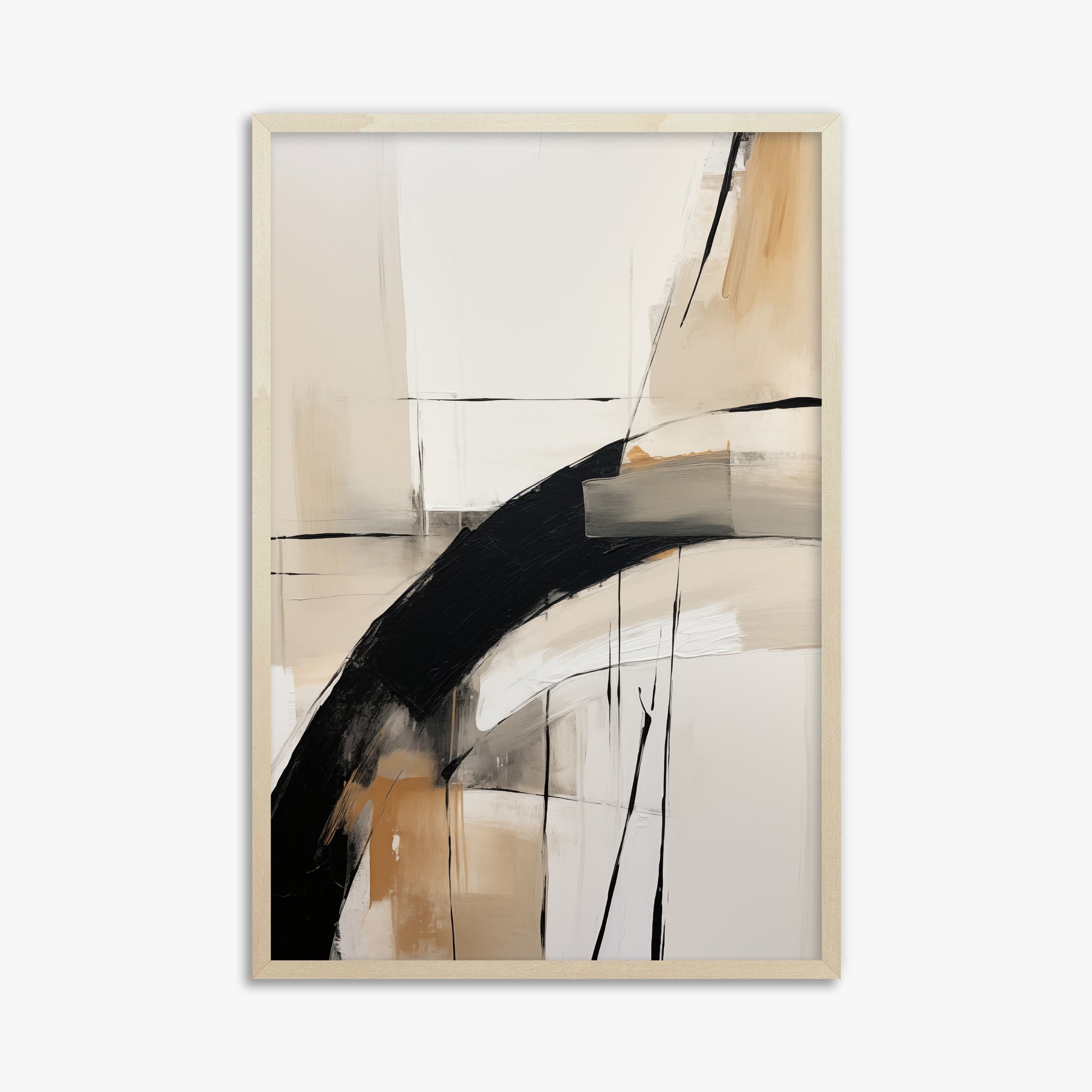Gentle Momentum, 61x91cm Framed Poster With Lime Wood Frame