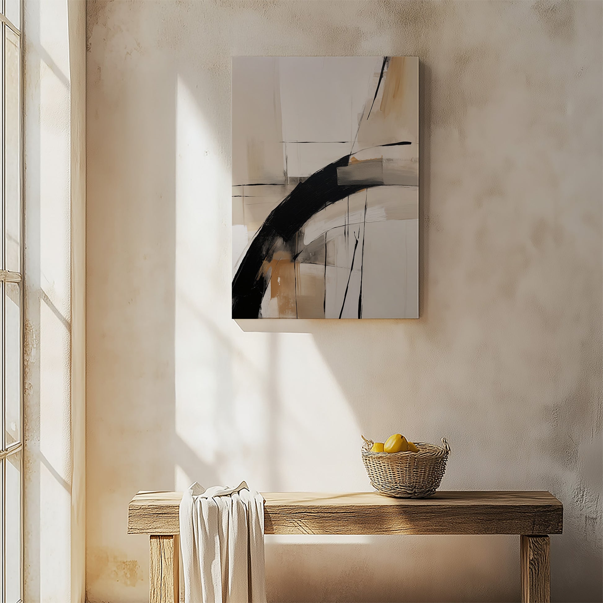 Design Concept No. 54 for Gentle Momentum Modern Satin Canvas Poster Art