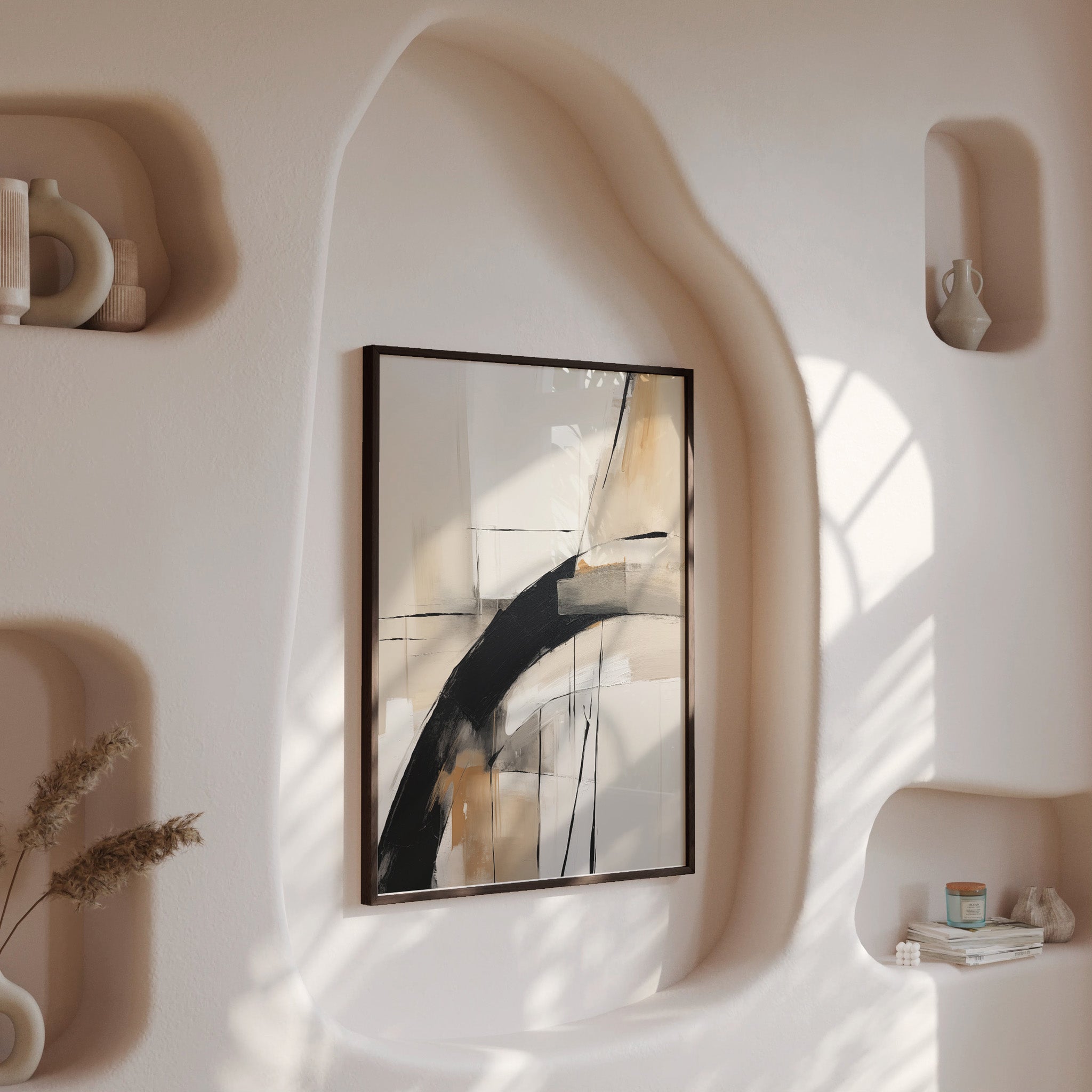 Design Concept No. 13 for Gentle Momentum Modern Poster Art