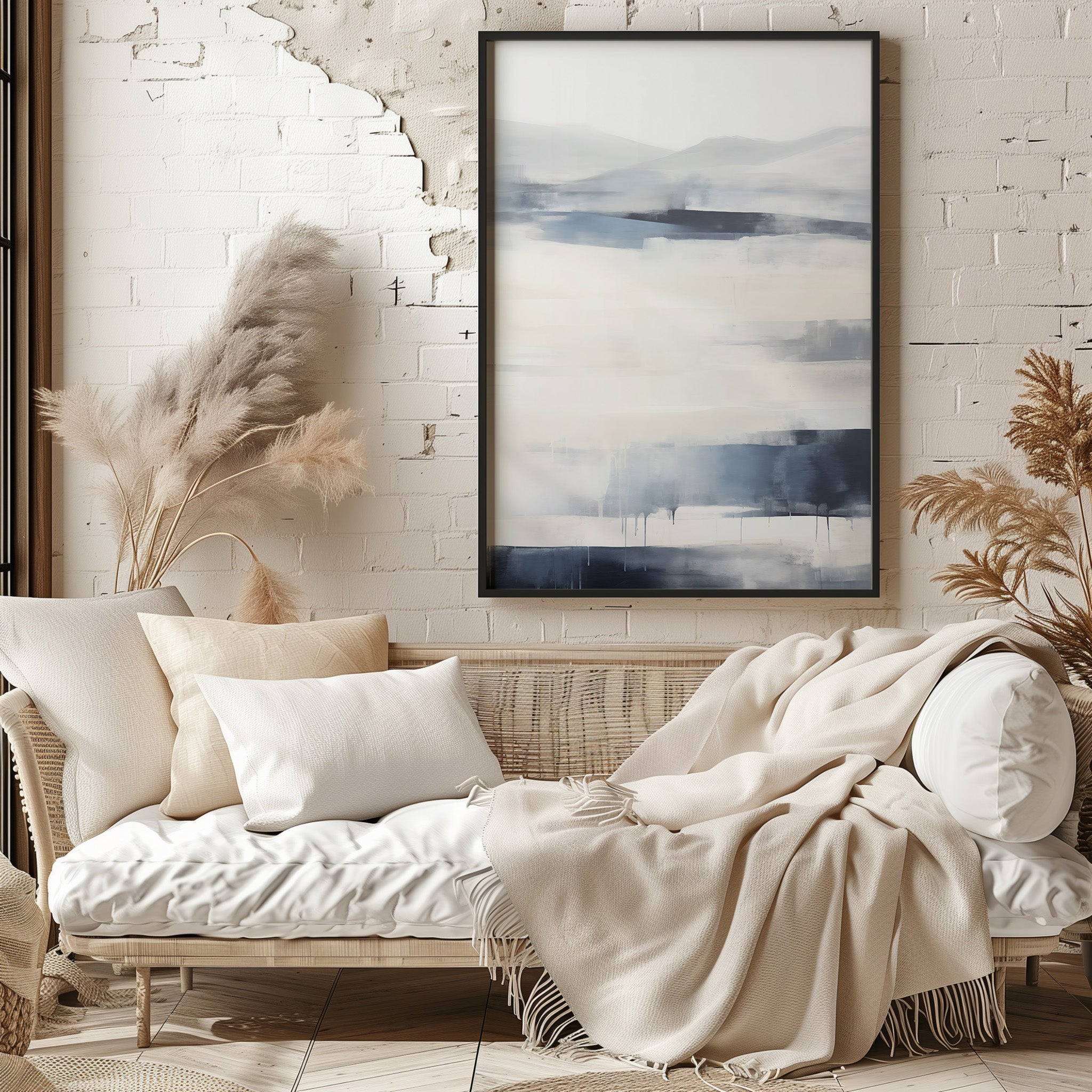 Design Concept No. 29 for Misty Horizon Abstract Modern Poster Art