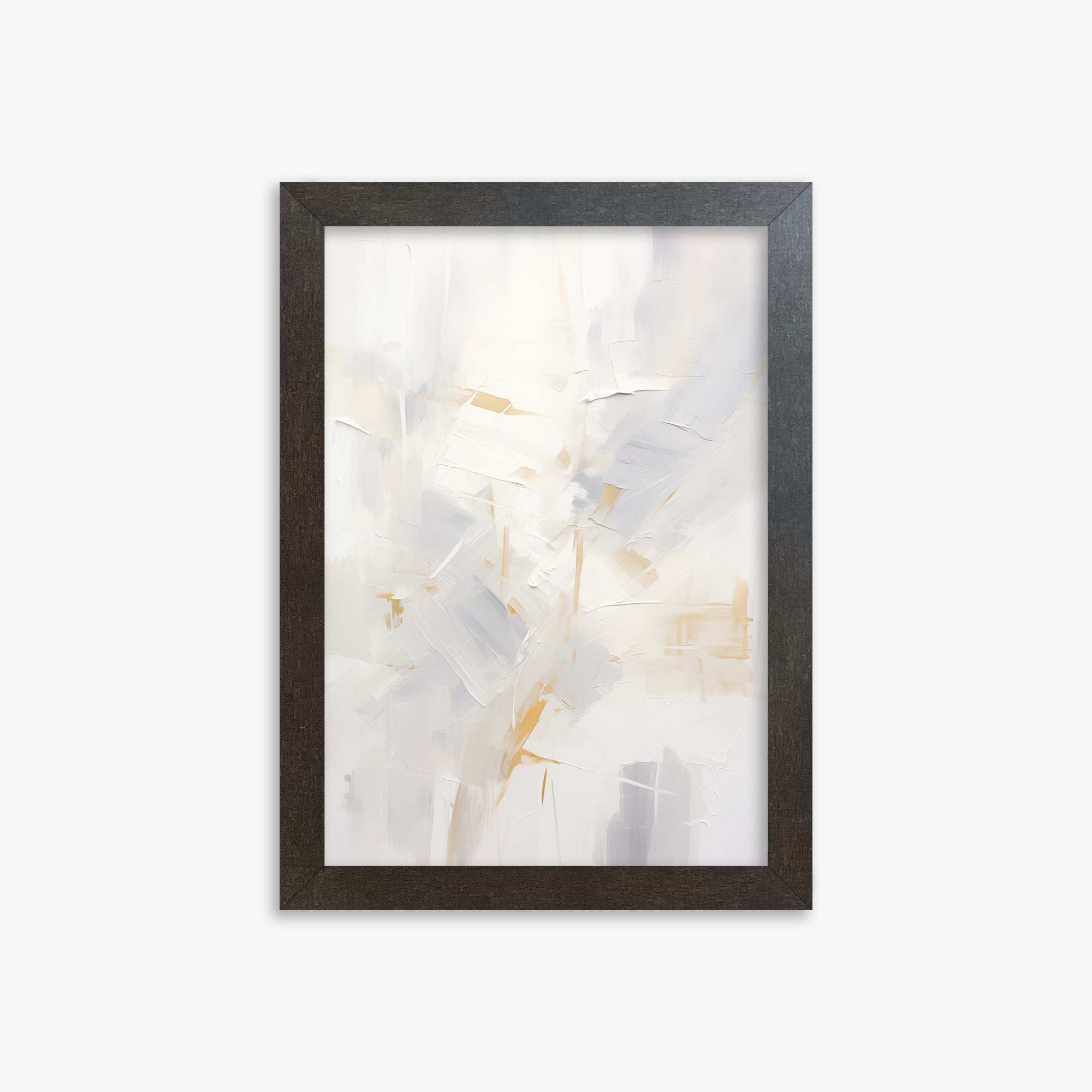 Gilded Haze, 21x30cm Framed Poster With Espresso Frame
