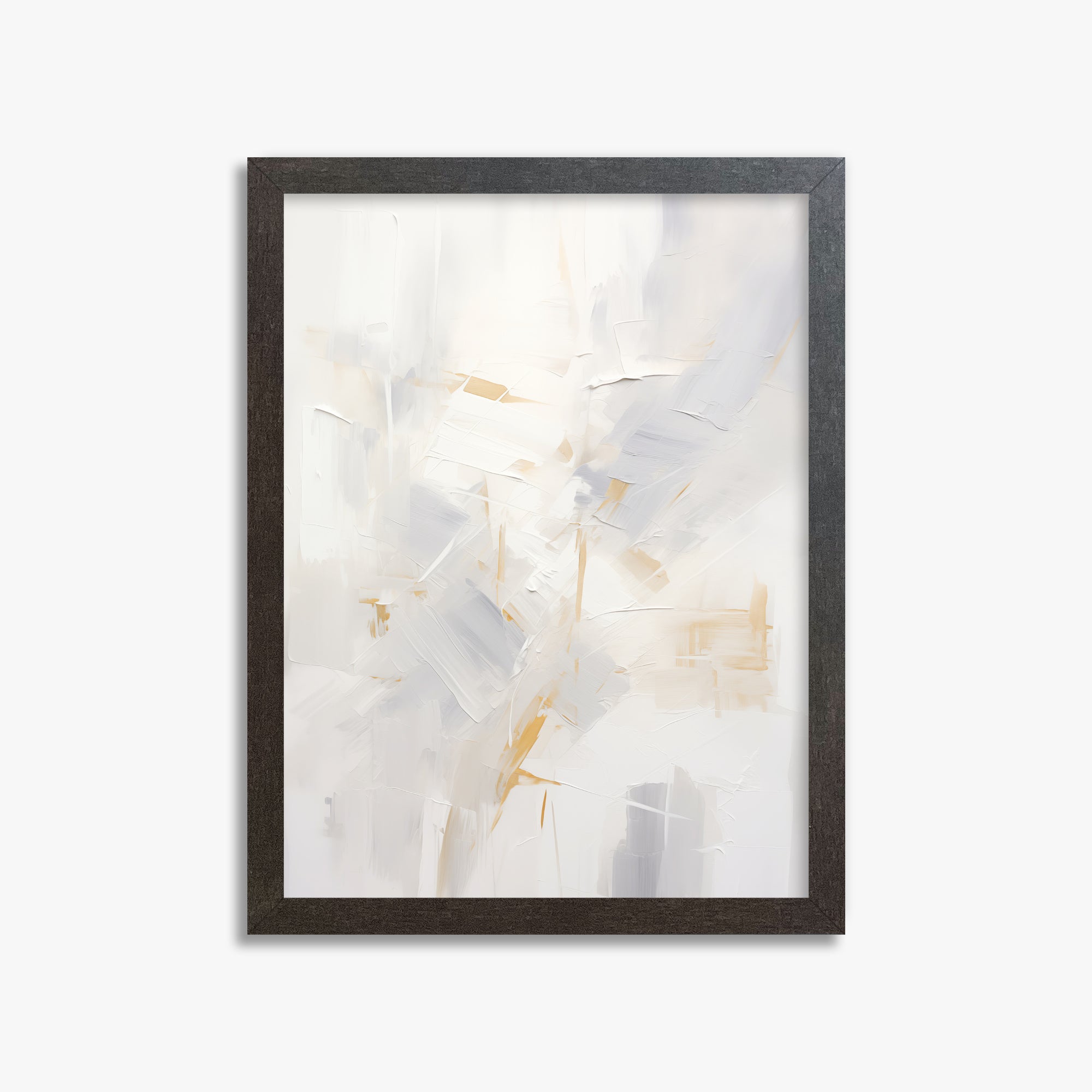 Gilded Haze, 30x40cm Framed Poster With Espresso Frame