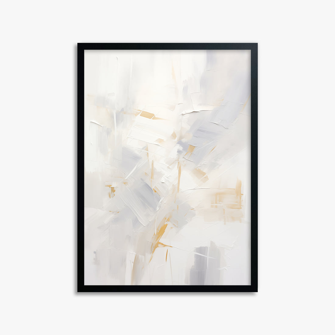 Gilded Haze, 50x70cm Framed Poster With Black Frame