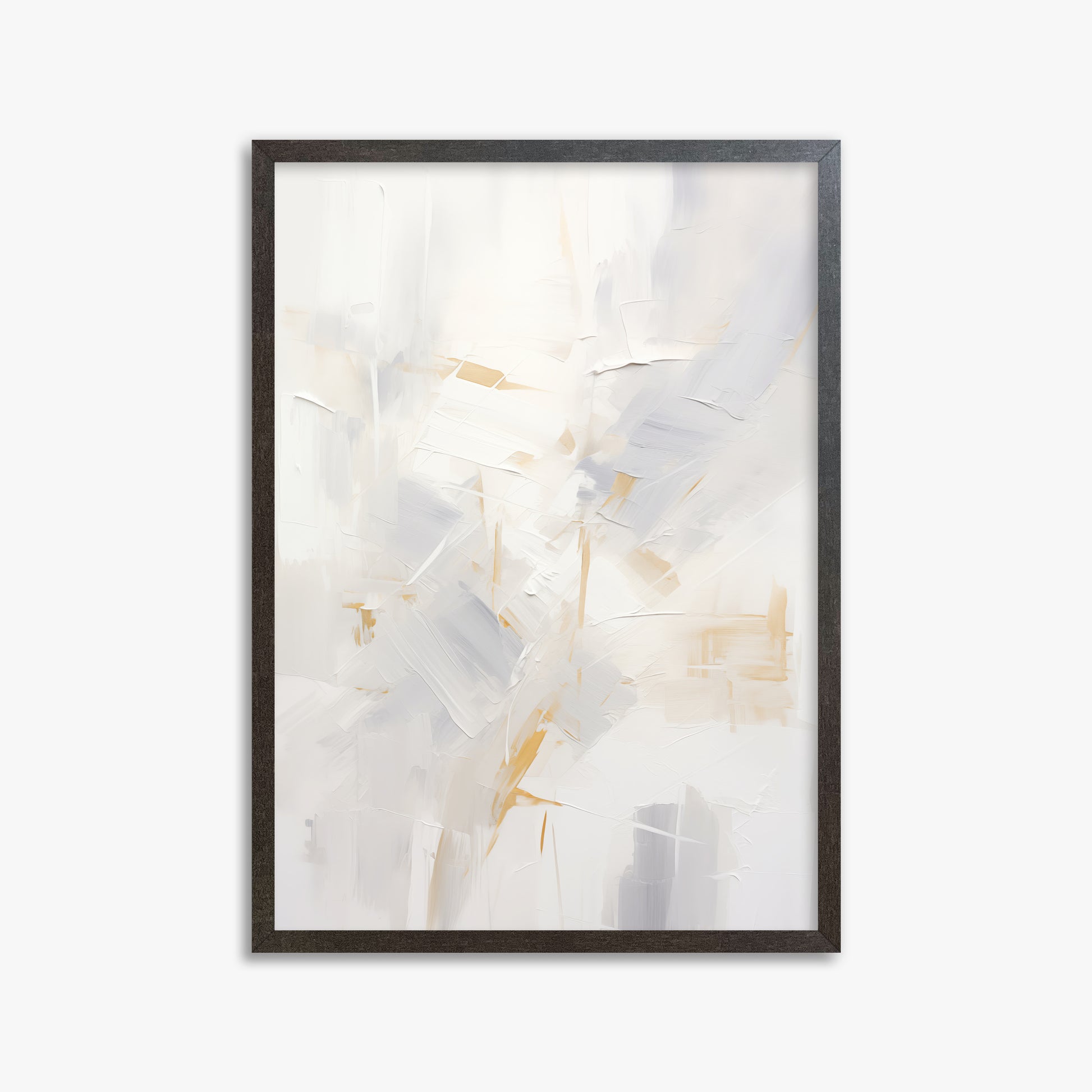 Gilded Haze, 50x70cm Framed Poster With Espresso Frame