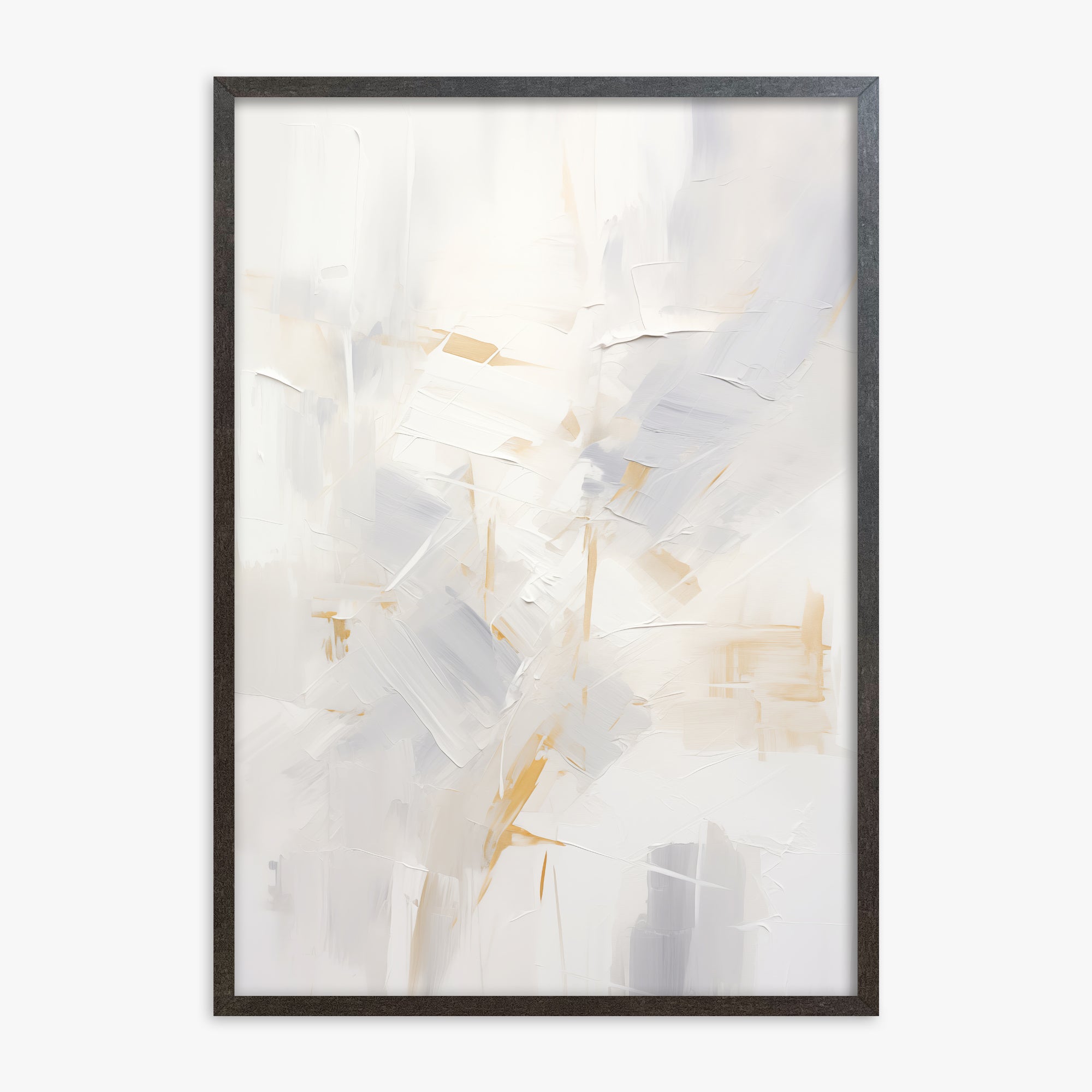 Gilded Haze, 70x100cm Framed Poster With Espresso Frame