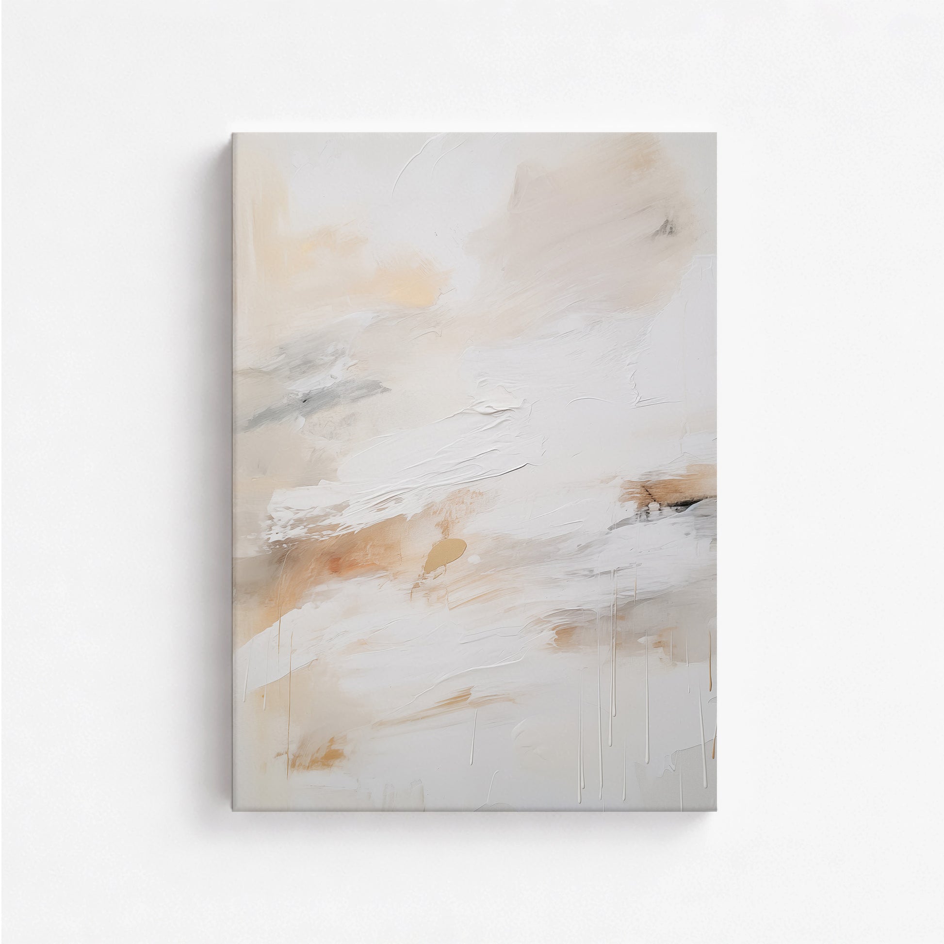 Golden Drizzle, 50x70cm Satin Canvas Poster