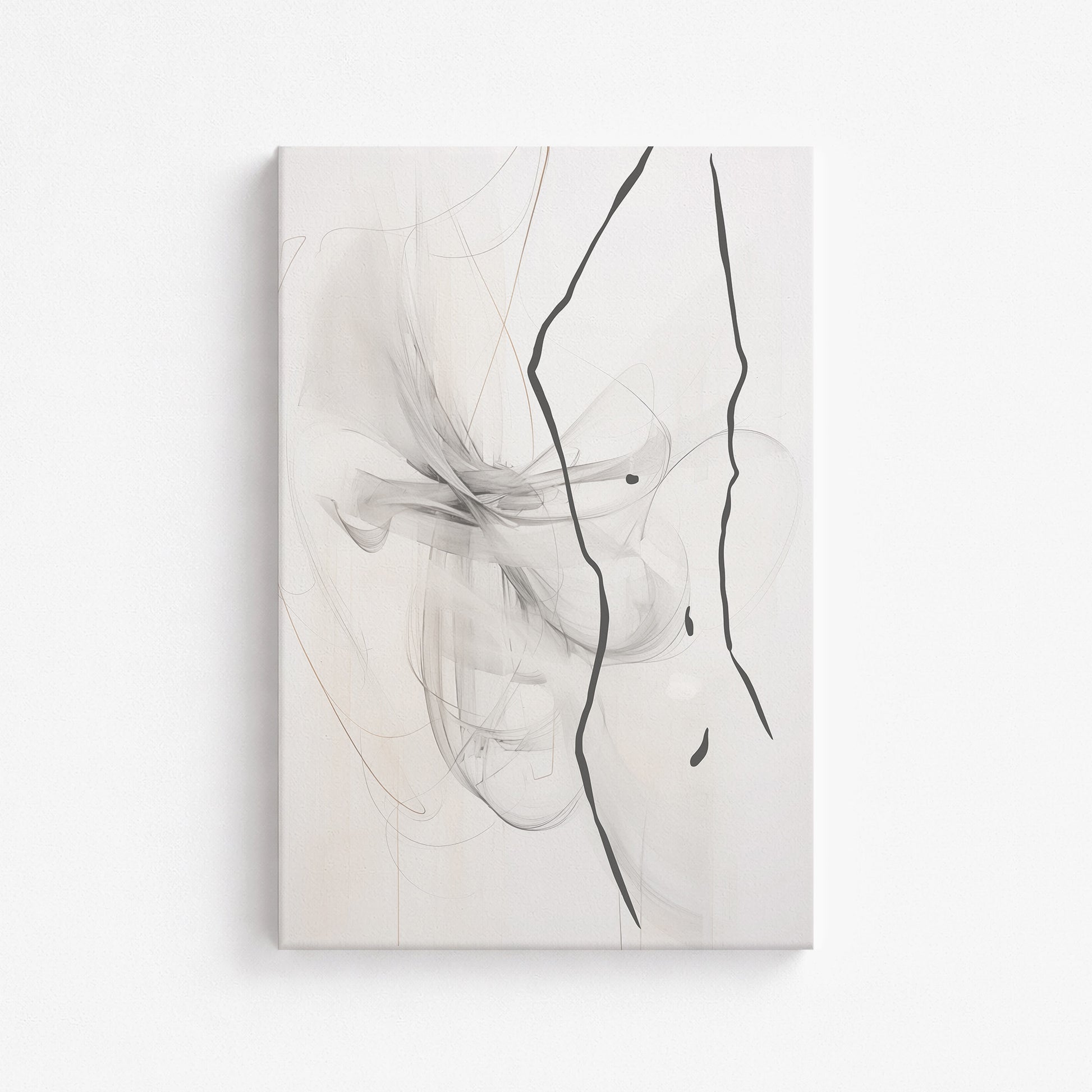 Ethereal Contour, 61x91cm Satin Canvas Poster