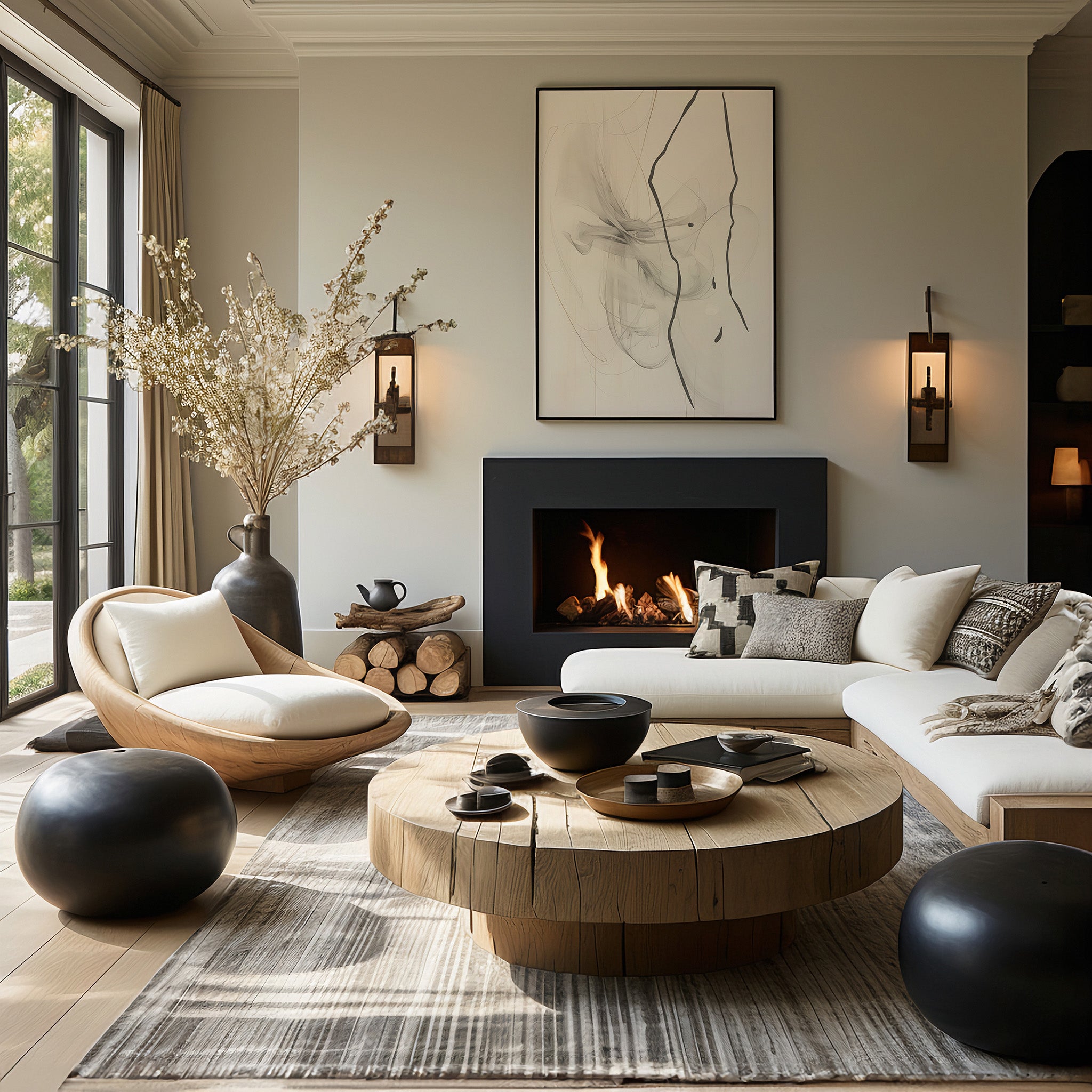 Design Concept No. 39 for Ethereal Contour Modern Poster Art