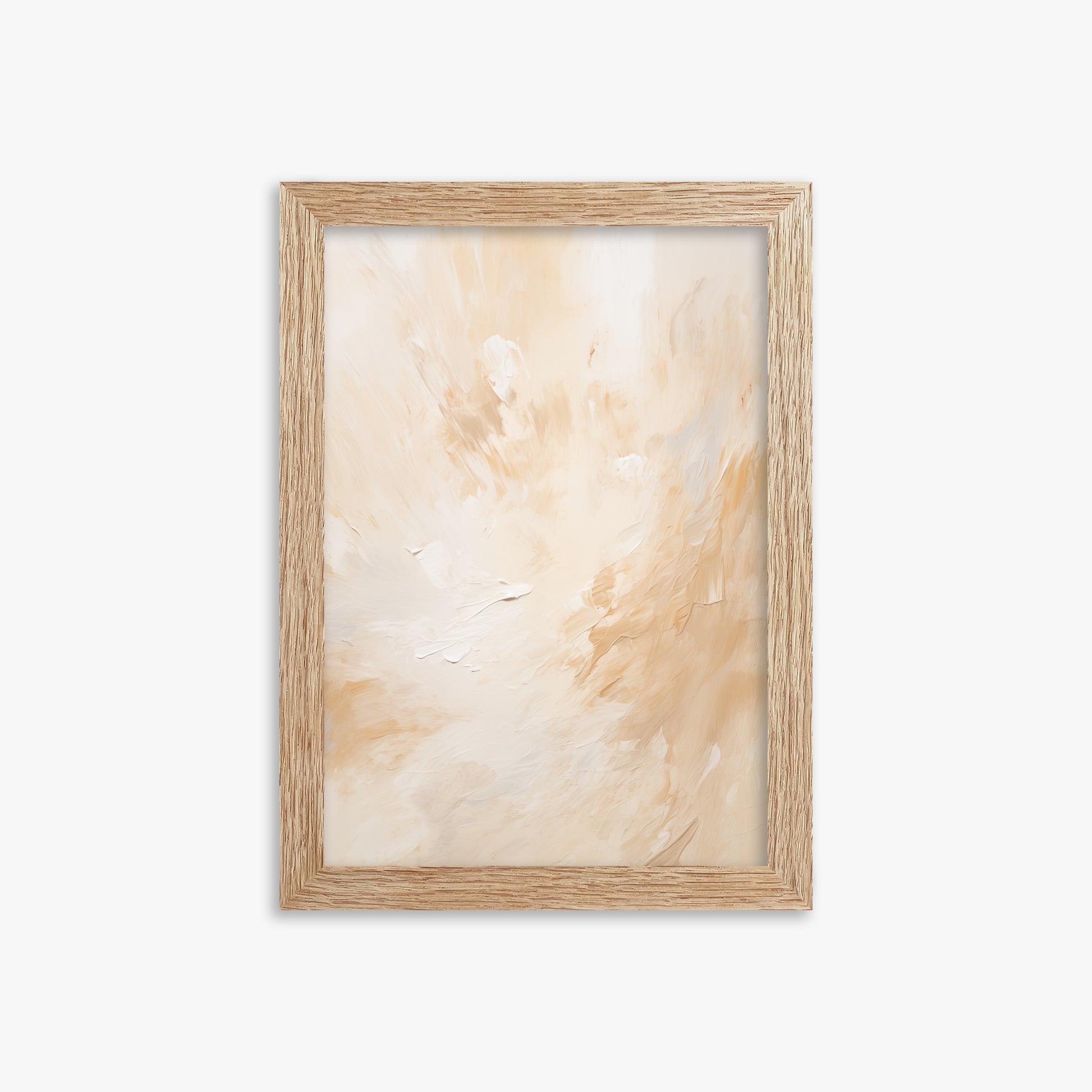 Sunlit Whisp, 21x30cm Framed Poster With Raw Oak Frame