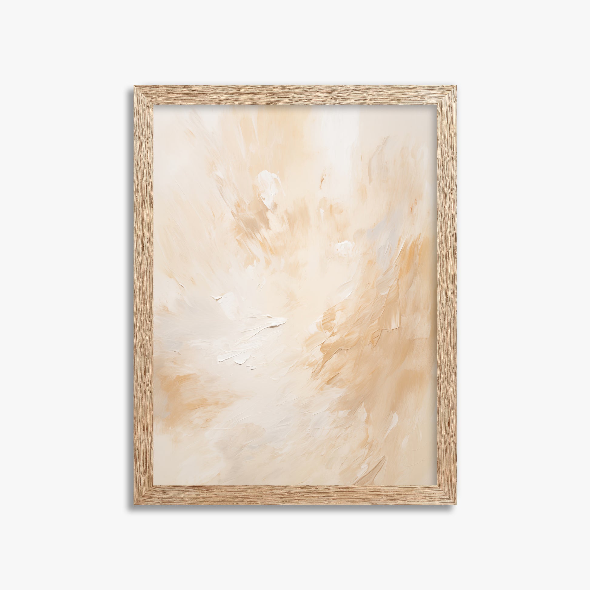 Sunlit Whisp, 30x40cm Framed Poster With Raw Oak Frame