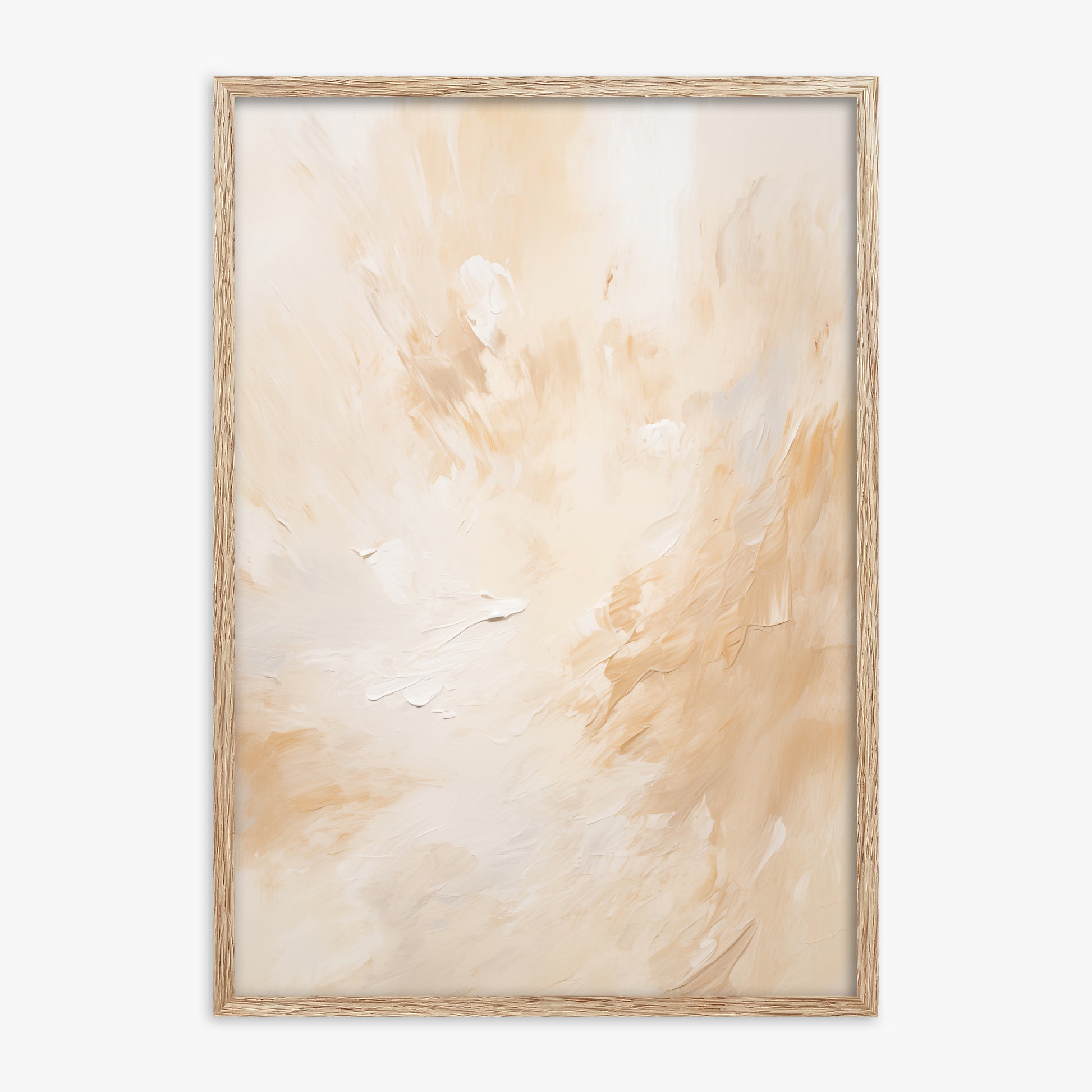 Sunlit Whisp, 70x100cm Framed Poster With Raw Oak Frame