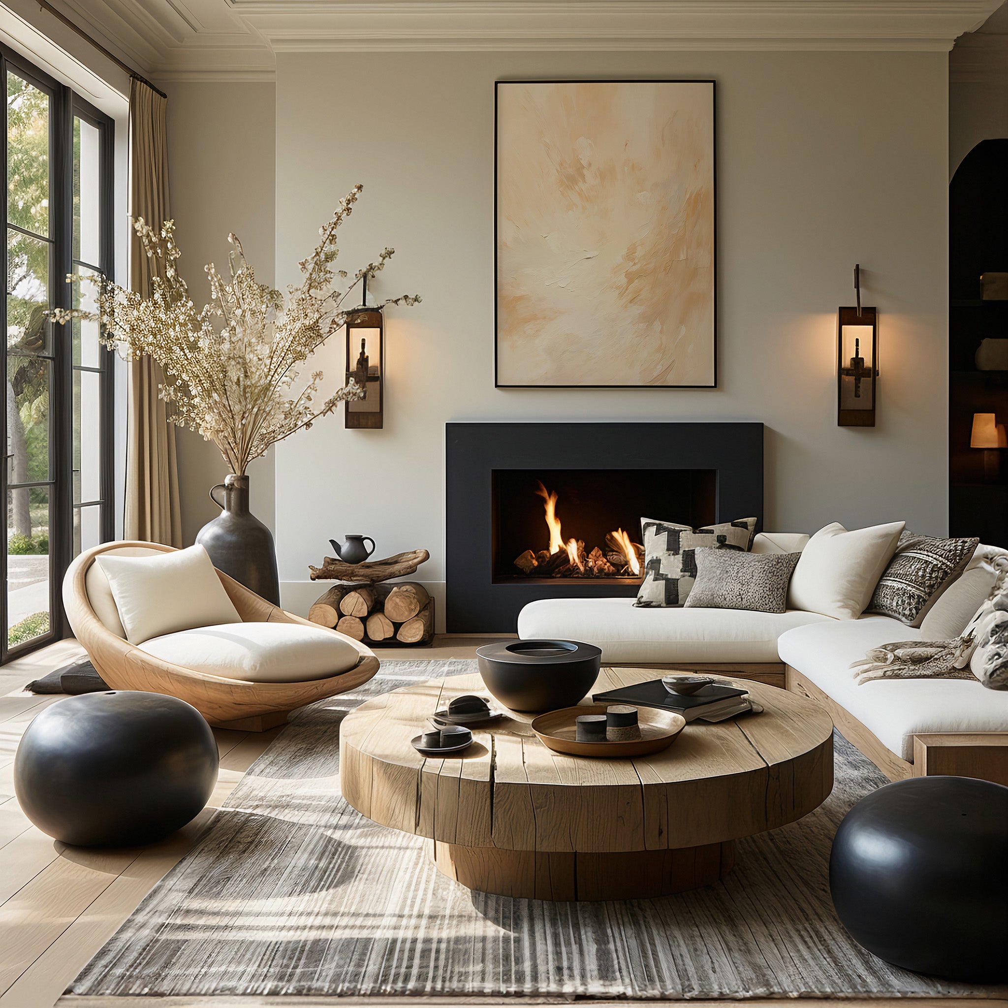 Design Concept No. 39 for Sunlit Whisp Modern Poster Art