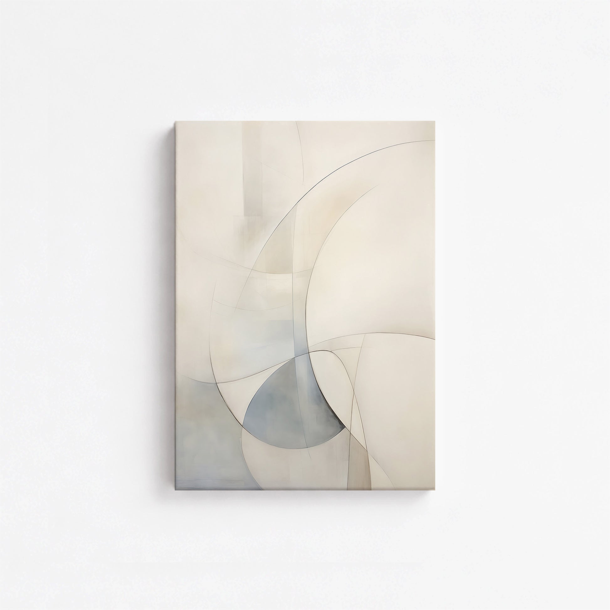Ethereal Contour Abstarct, 21x30cm Satin Canvas Poster