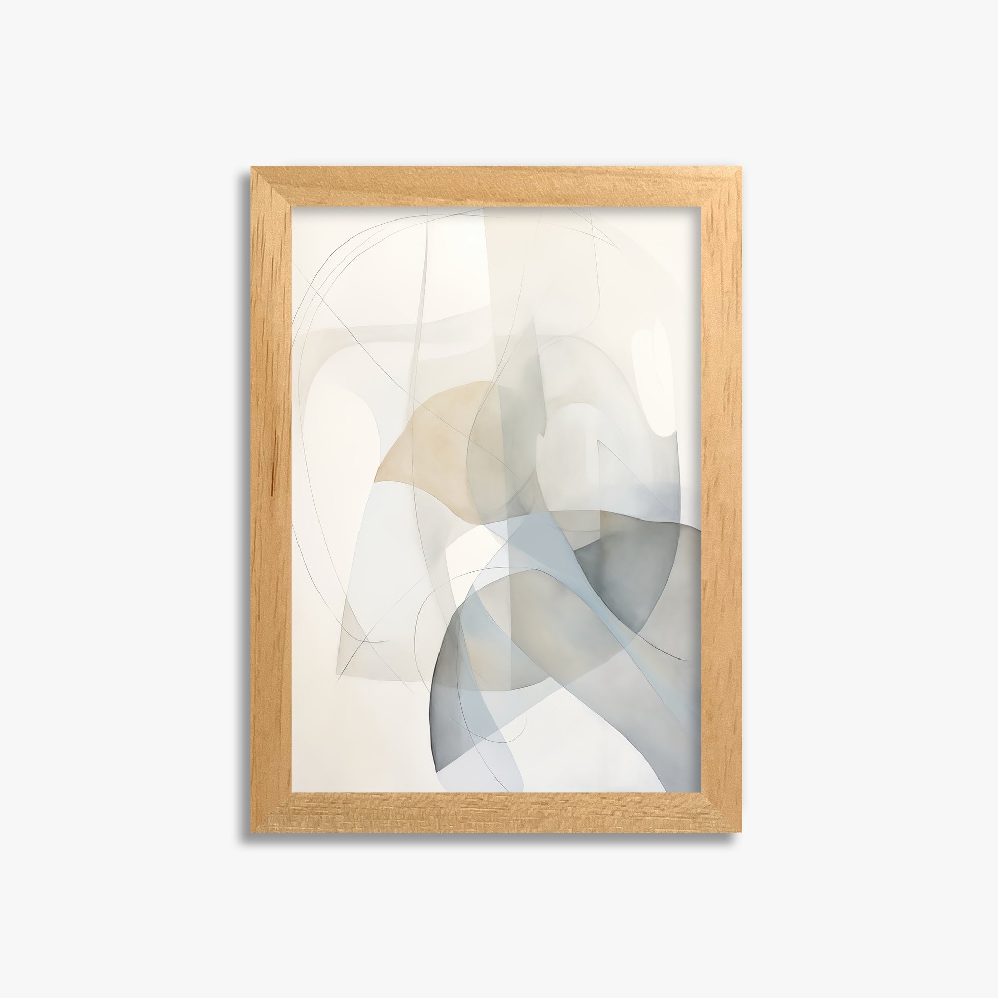 Celestial Flow, 21x30cm Framed Poster With Oak Frame