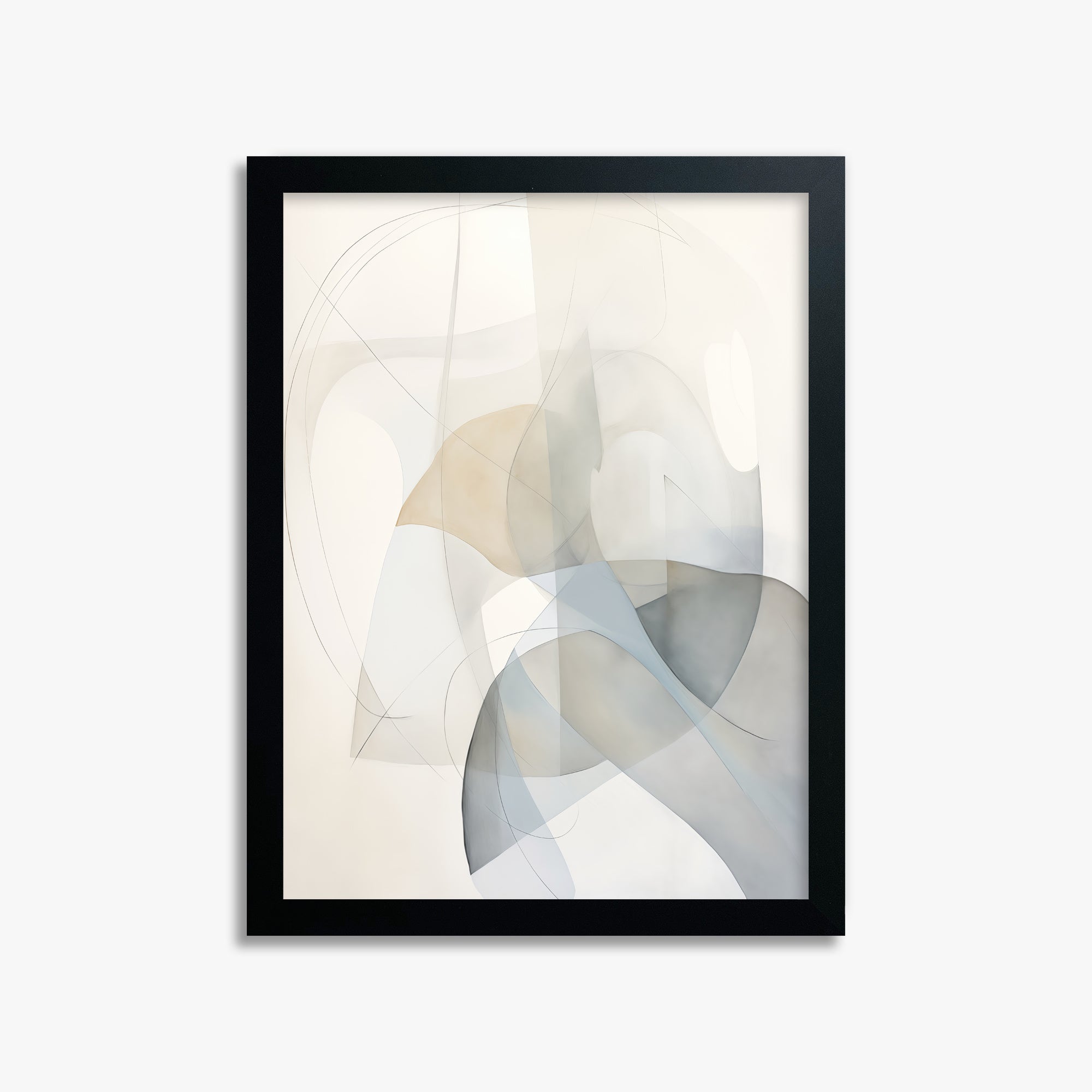 Celestial Flow, 30x40cm Framed Poster With Black Frame