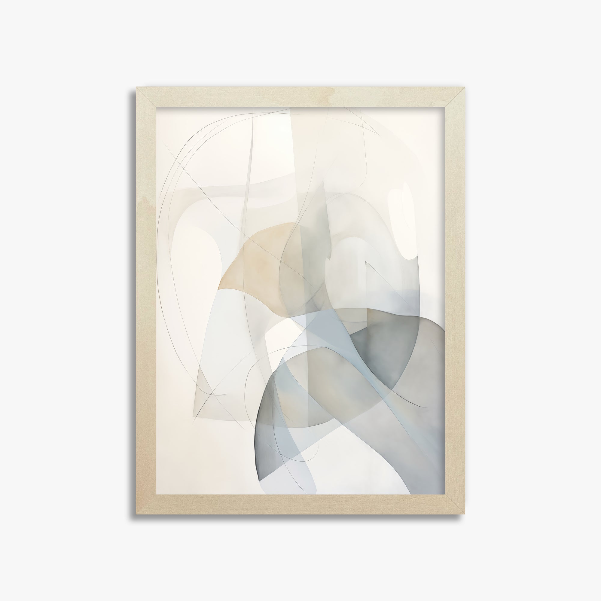 Celestial Flow, 30x40cm Framed Poster With Lime Wood Frame