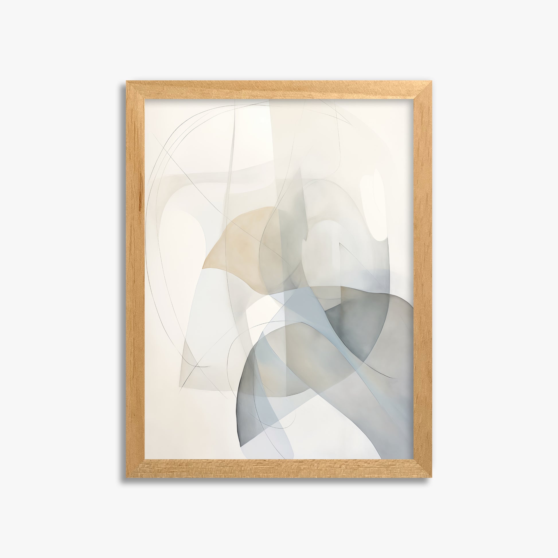 Celestial Flow, 30x40cm Framed Poster With Oak Frame