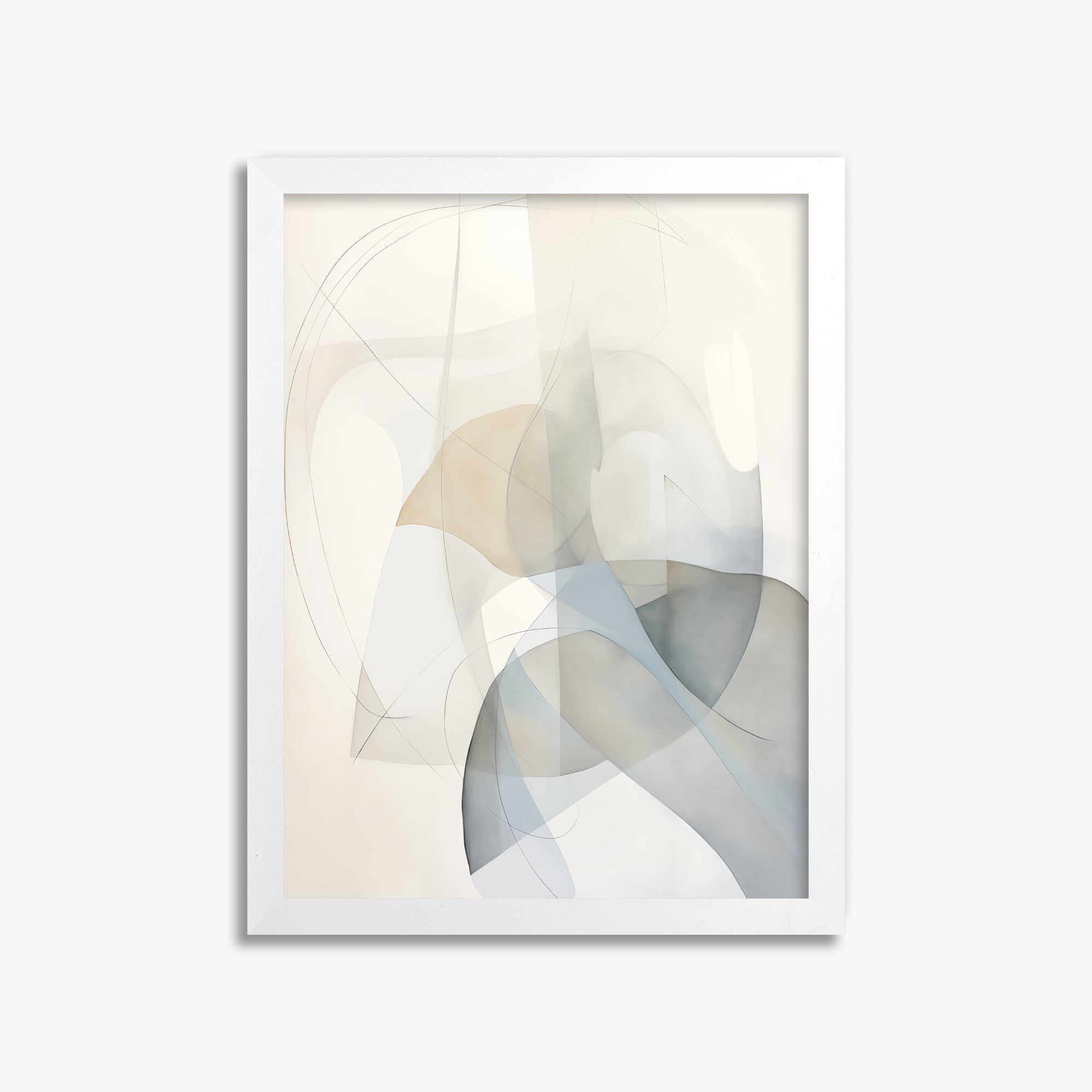 Celestial Flow, 30x40cm Framed Poster With White Frame