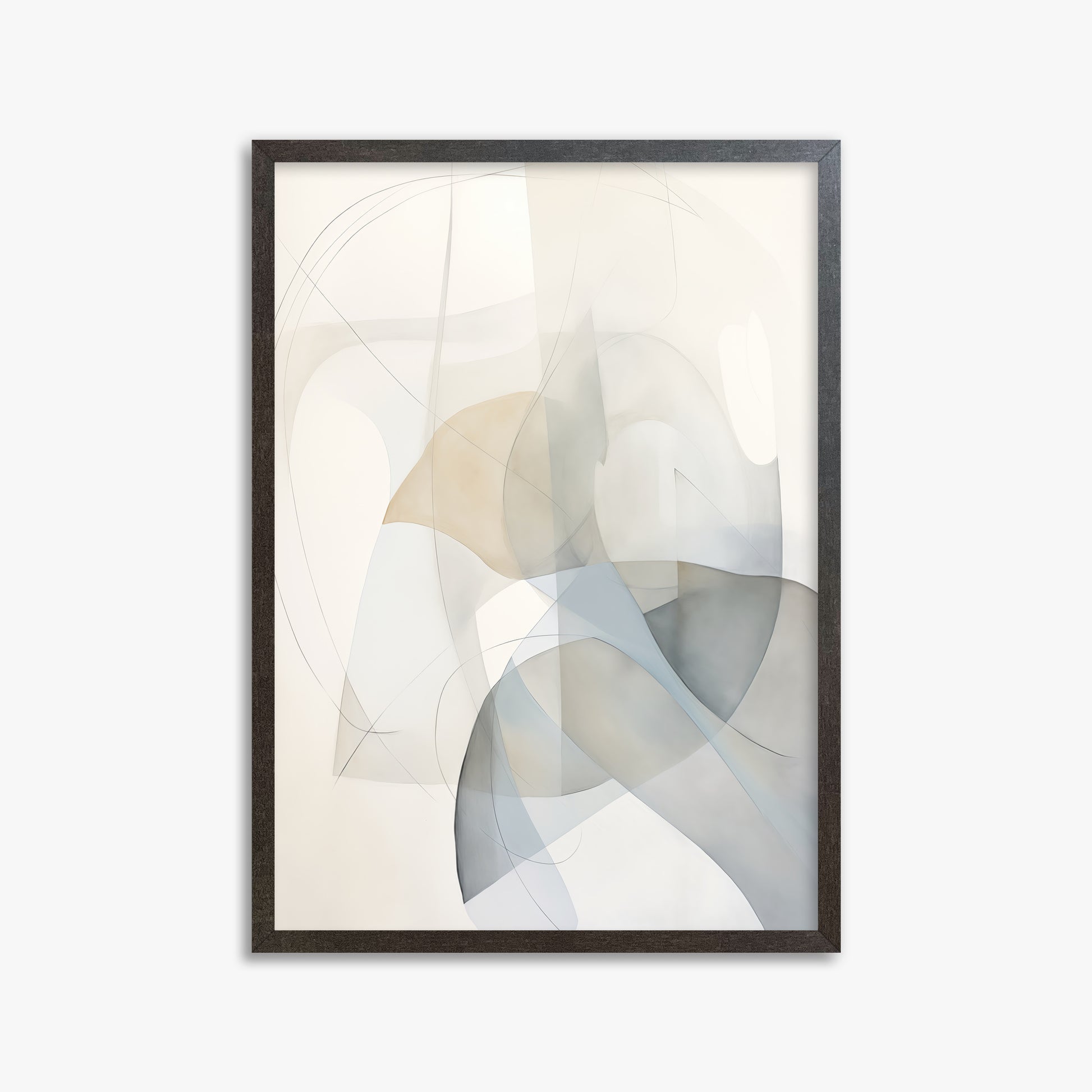 Celestial Flow, 50x70cm Framed Poster With Espresso Frame