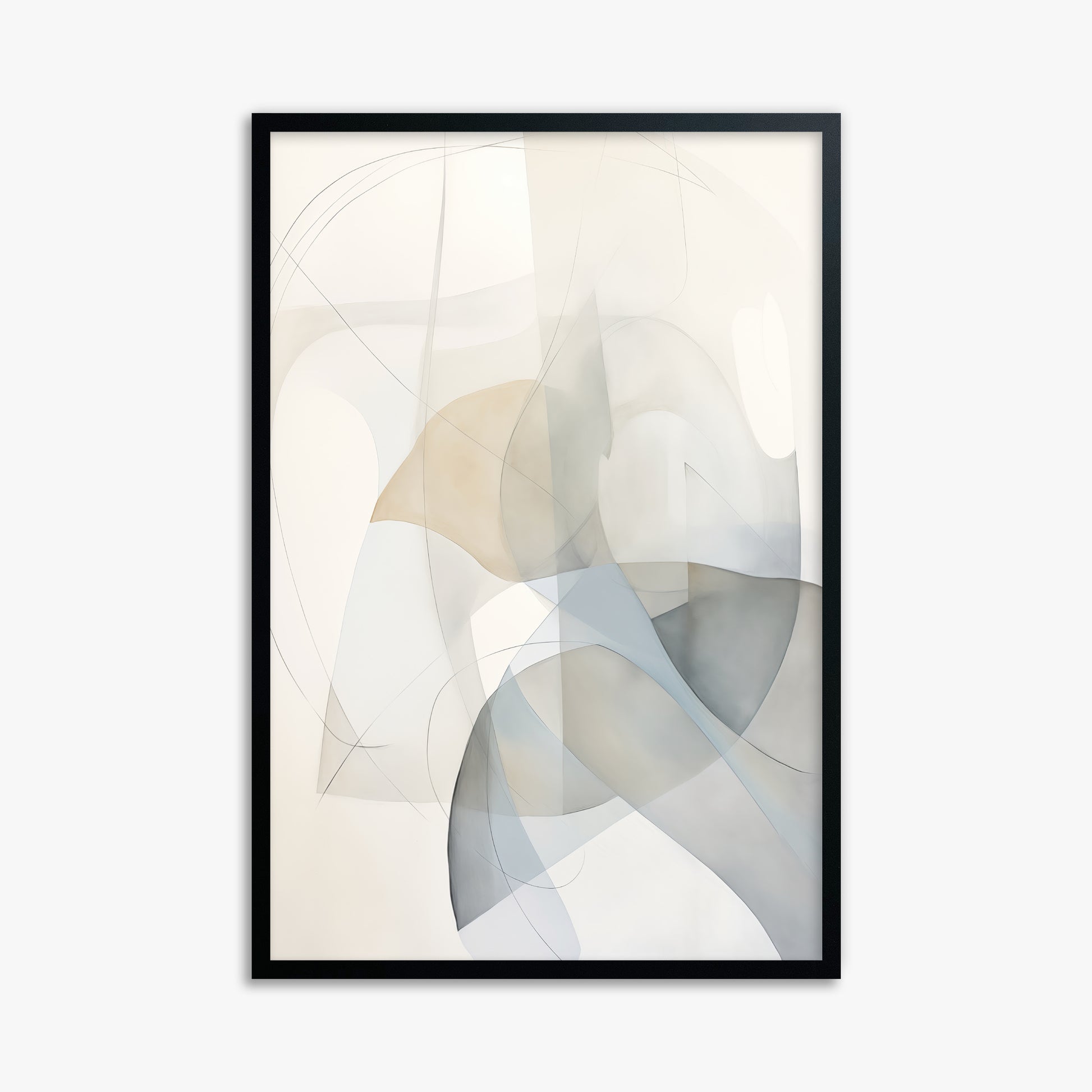 Celestial Flow, 61x91cm Framed Poster With Black Frame