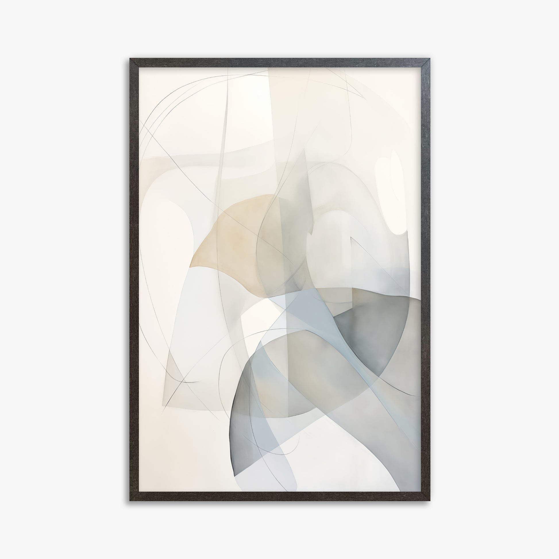 Celestial Flow, 61x91cm Framed Poster With Espresso Frame