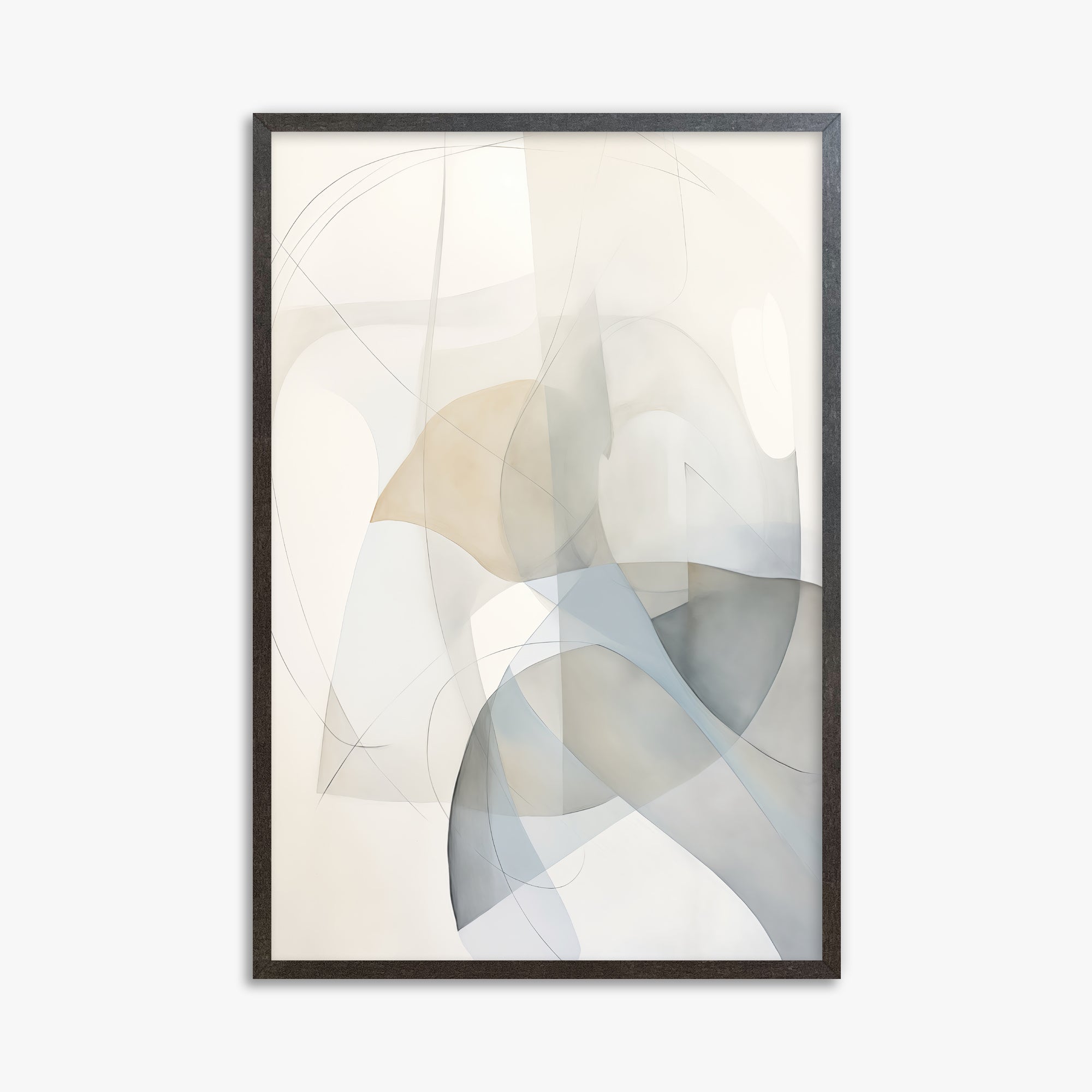 Celestial Flow, 61x91cm Framed Poster With Espresso Frame