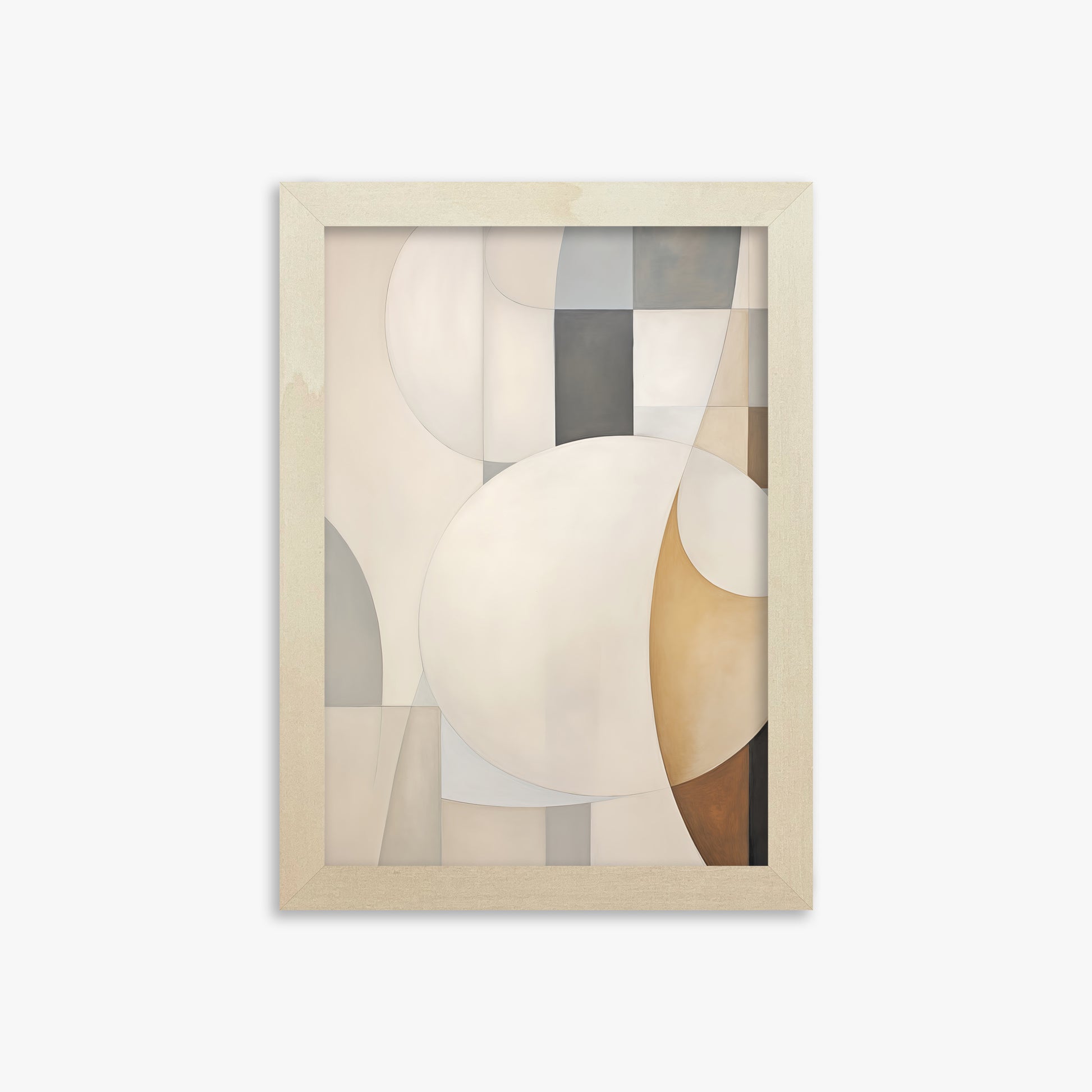 Gentle Orbits, 21x30cm Framed Art Reproduction With Lime Wood Frame