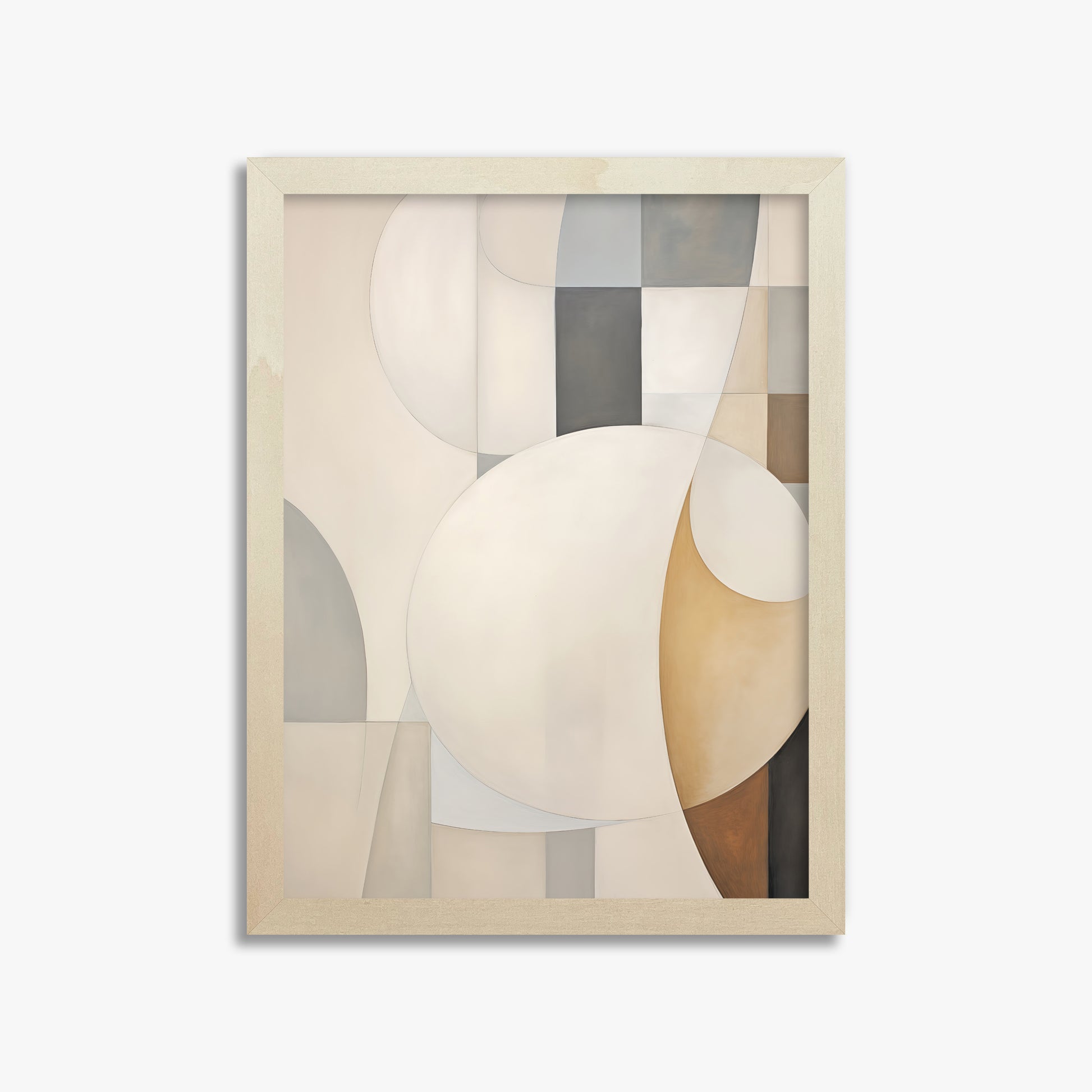 Gentle Orbits, 30x40cm Framed Art Reproduction With Lime Wood Frame